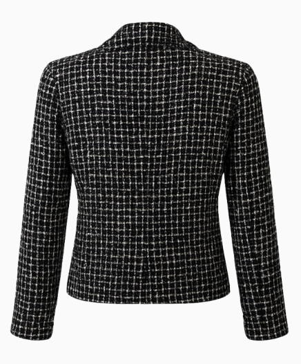 Veste Tweed Black And White