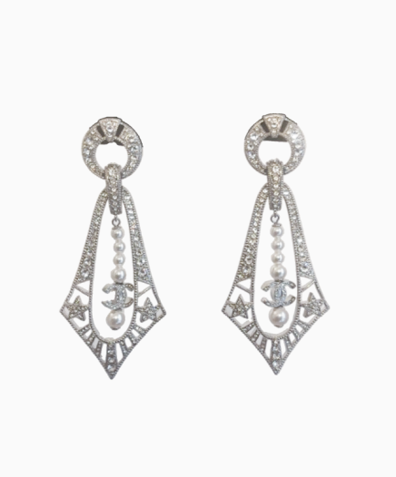 Boucles D'Oreilles Étoiles Art Déco