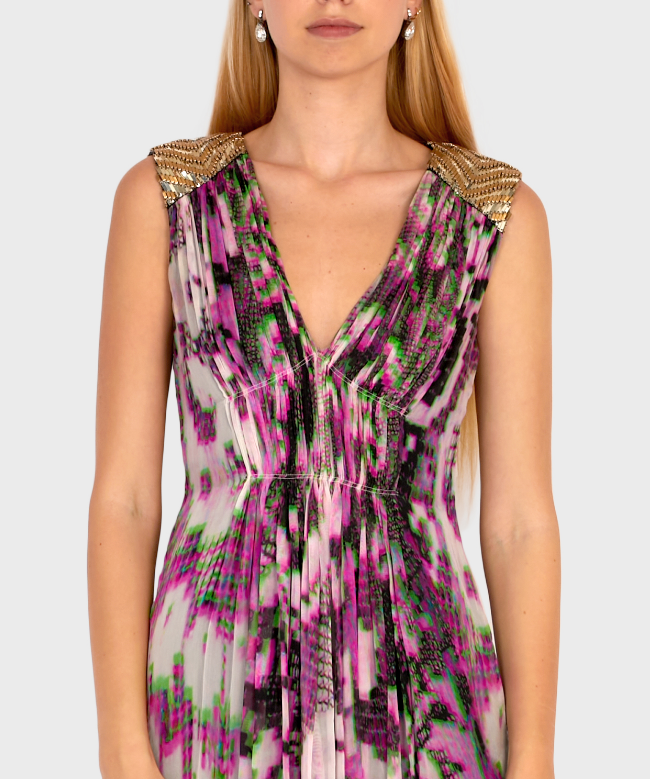 Location Robe Matthew Williamson, modèle Psychedelic 3