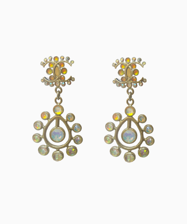 Achat Boucles D'Oreilles Chanel, modèle Opale Céleste
