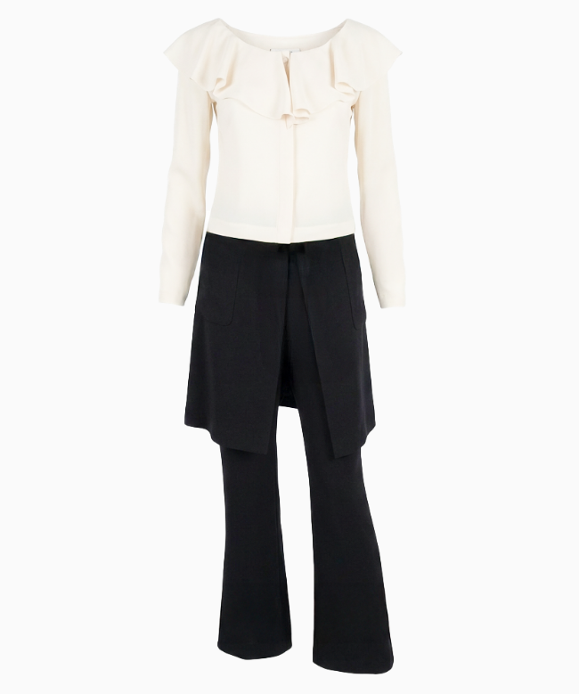 Location et Achat Ensemble Chanel, modèle Black and White FW2000