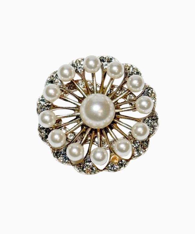 Achat Broche Chanel, modèle Rosace de Perles