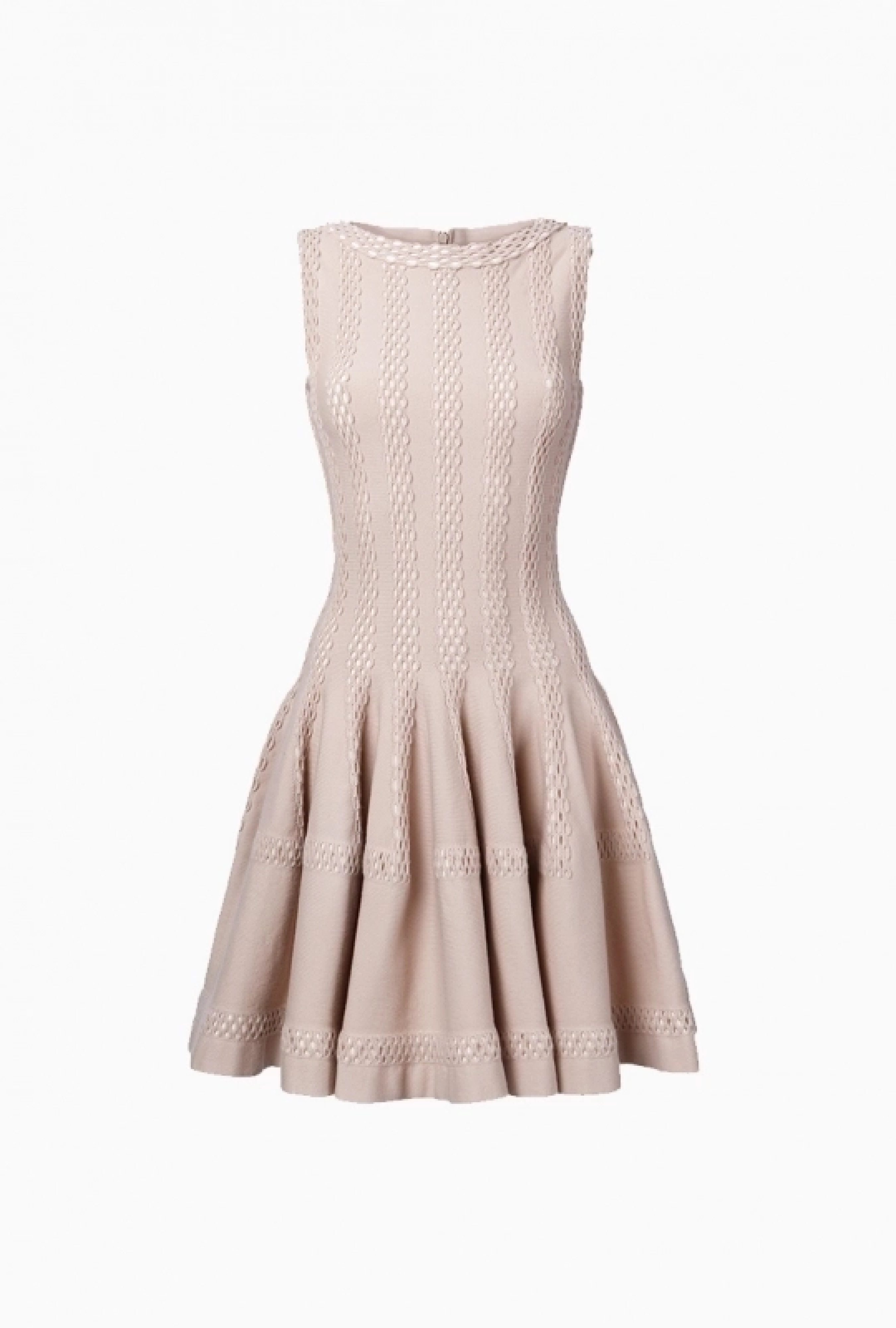 Robe Alaia Corolle Beige