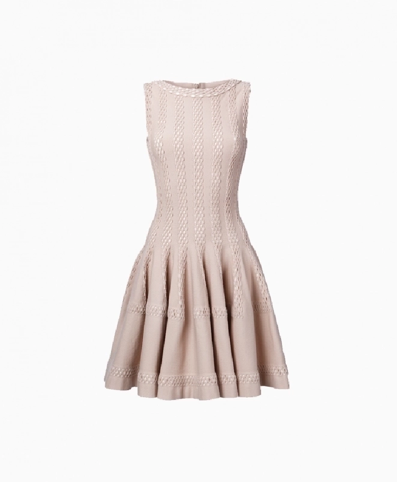 Robe Alaia Corolle Beige