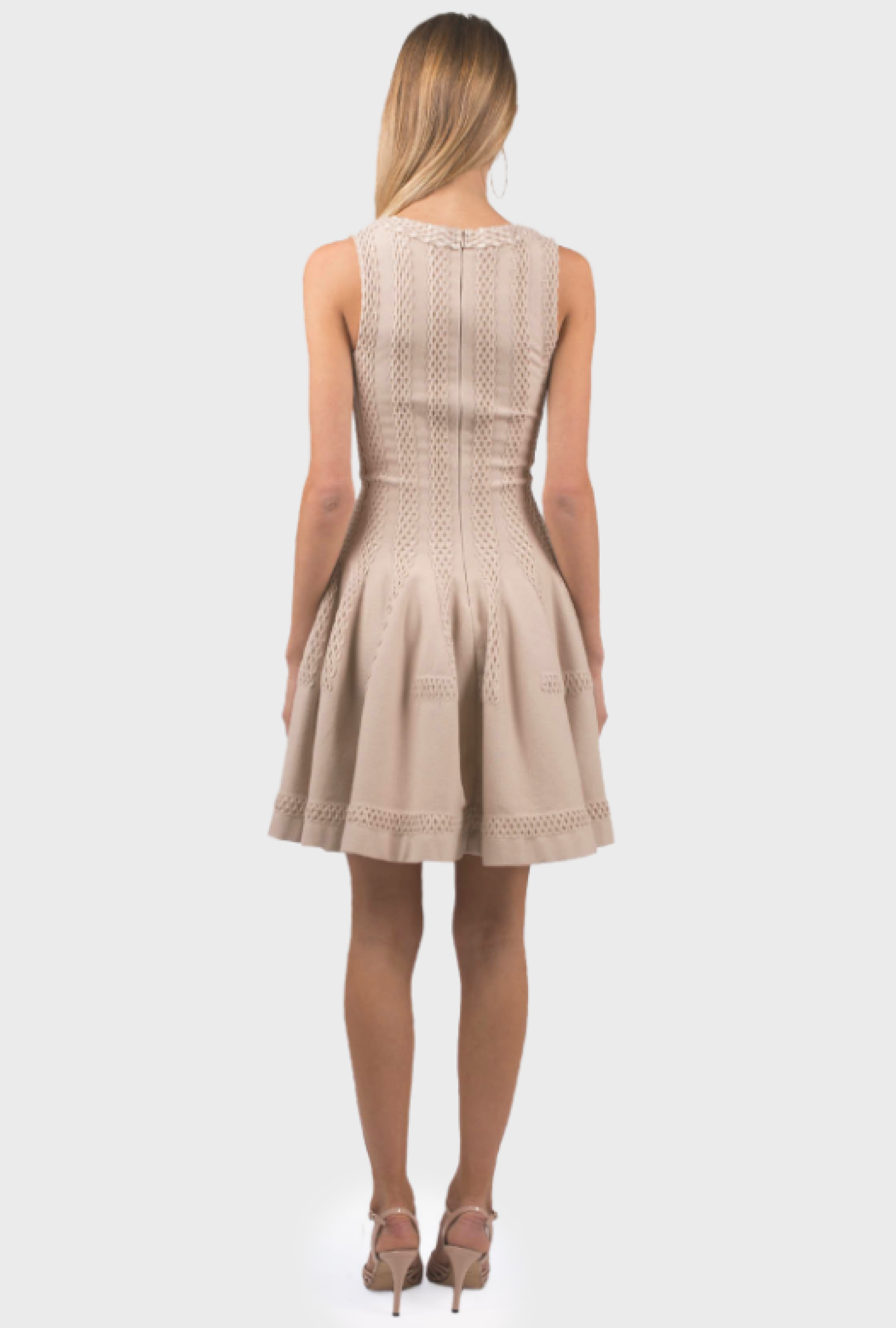 Robe Alaia Corolle Beige