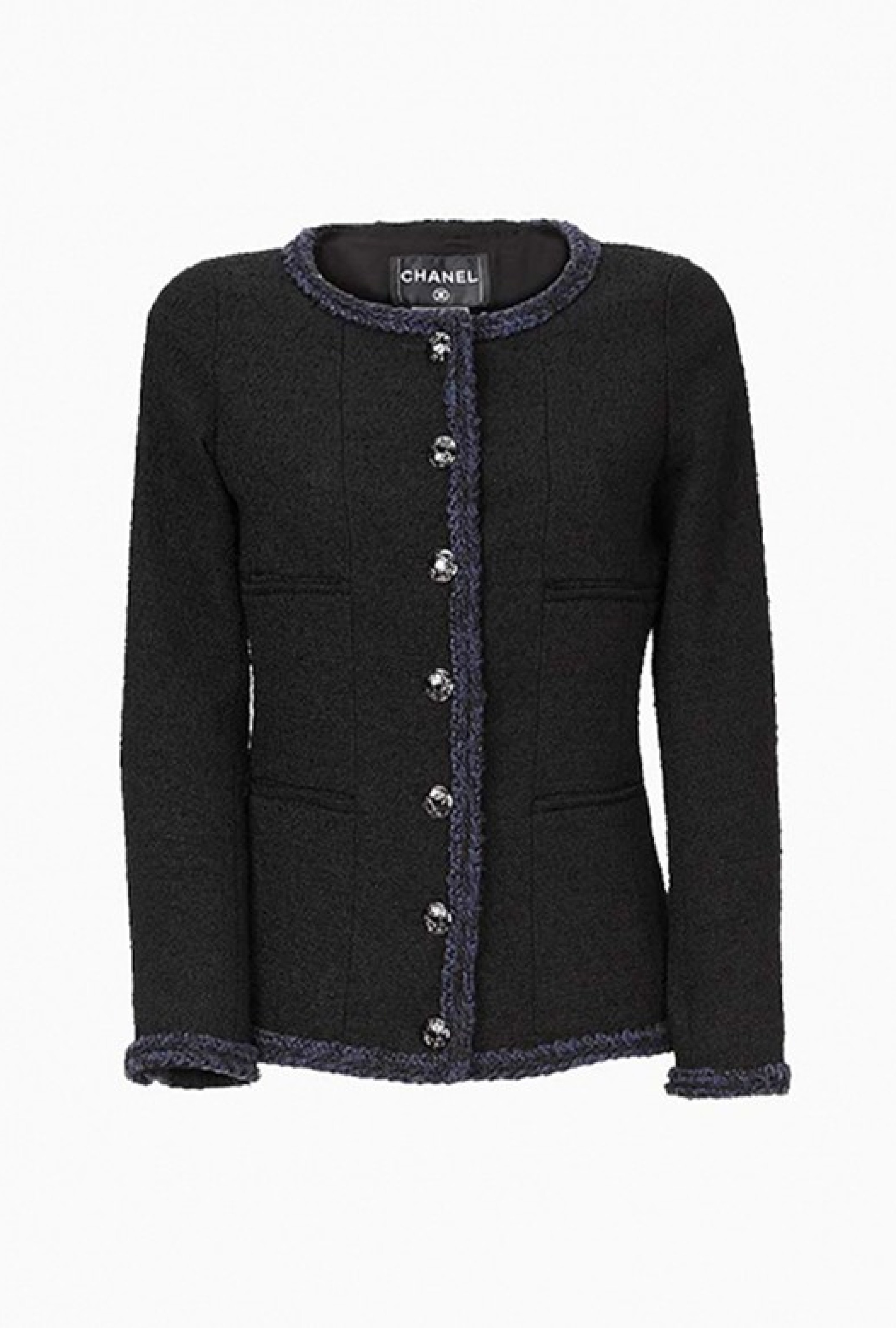 Veste Chanel Tweed Noire