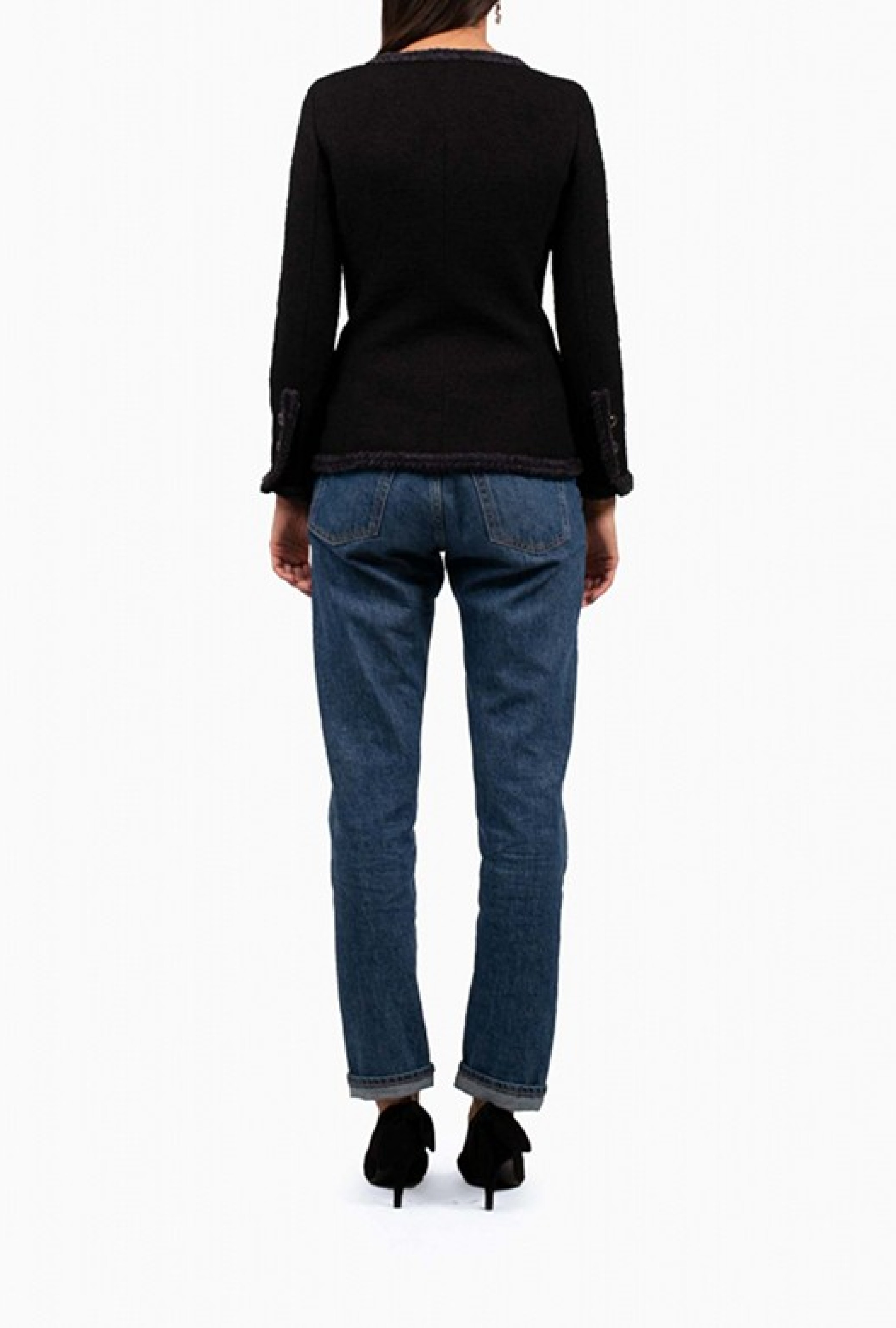 Veste Chanel Tweed Noire