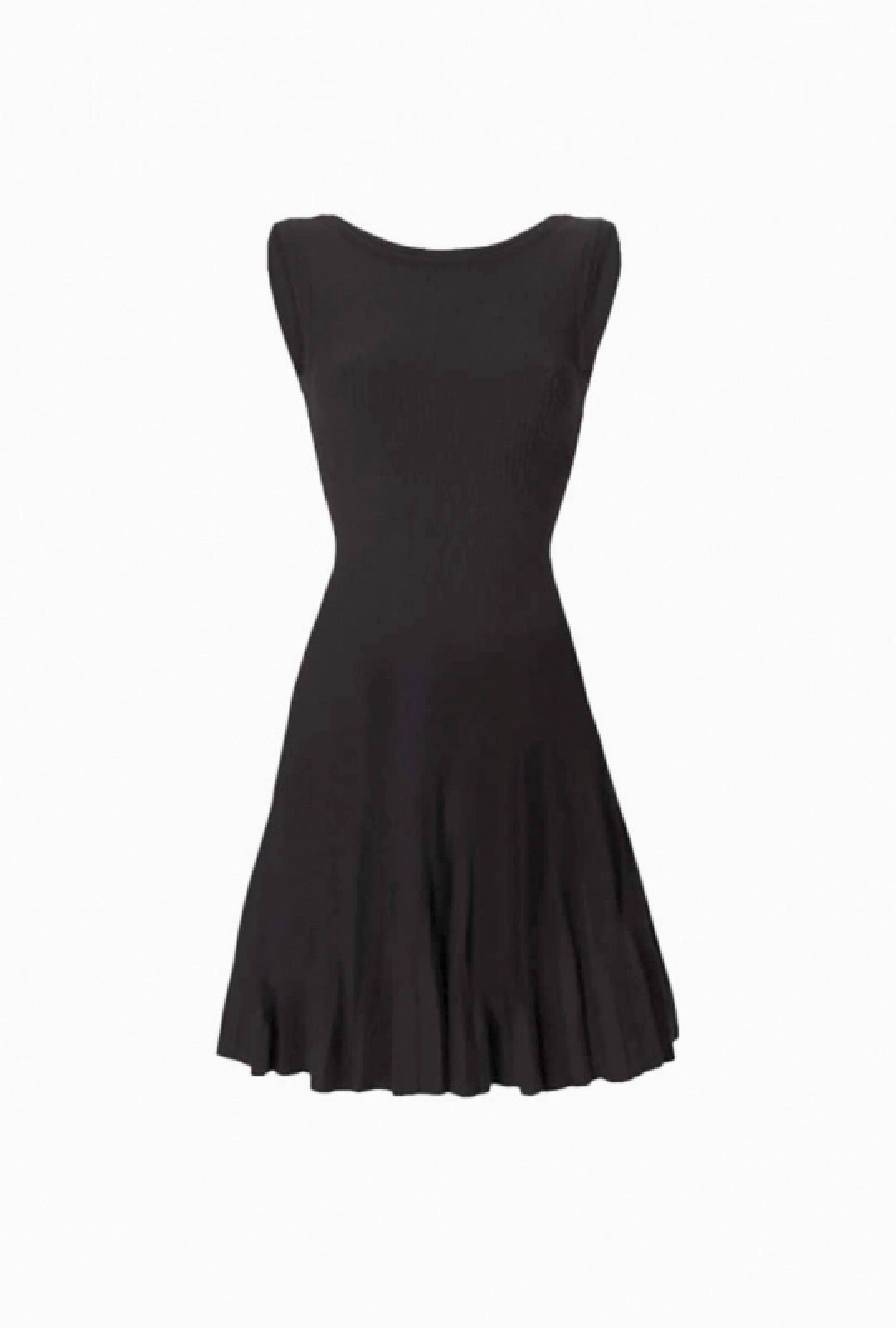 Robe Alaia Corolle Noire