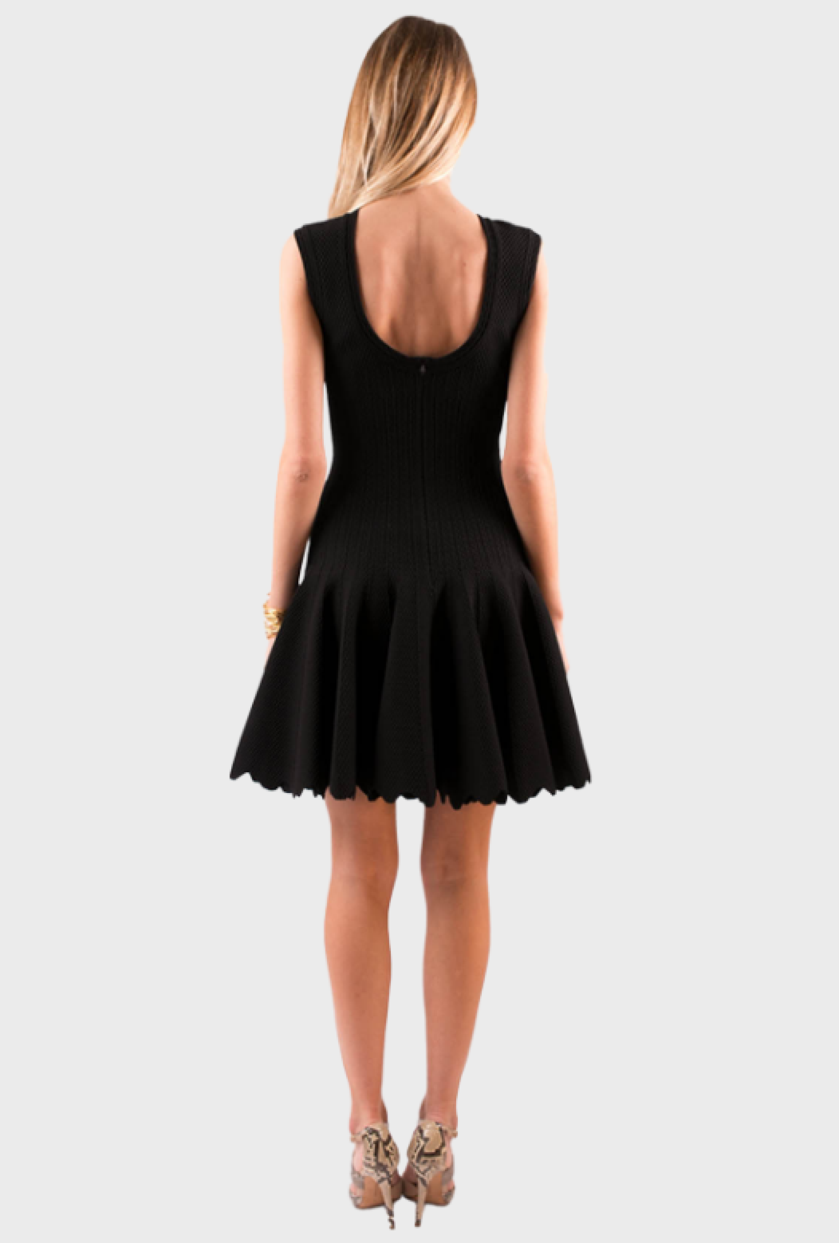 Robe Alaia Corolle Noire