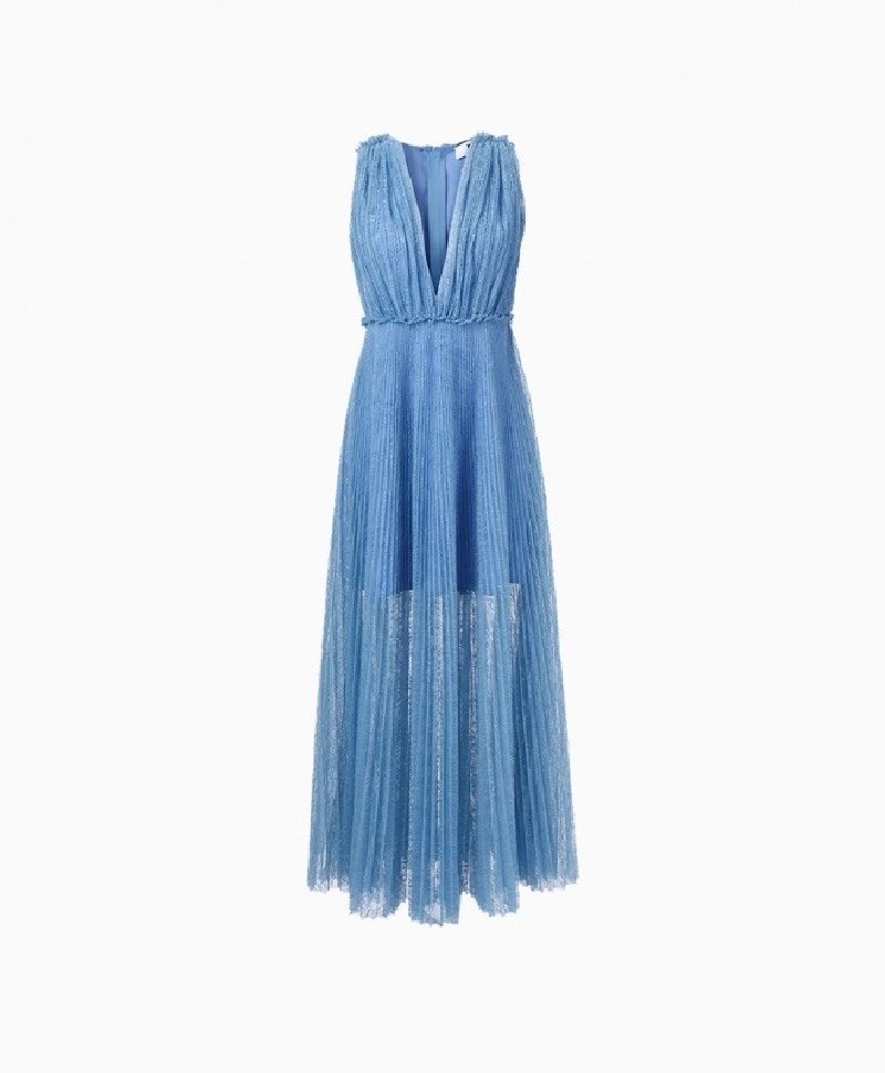 Robe MSGM Lace Bleue