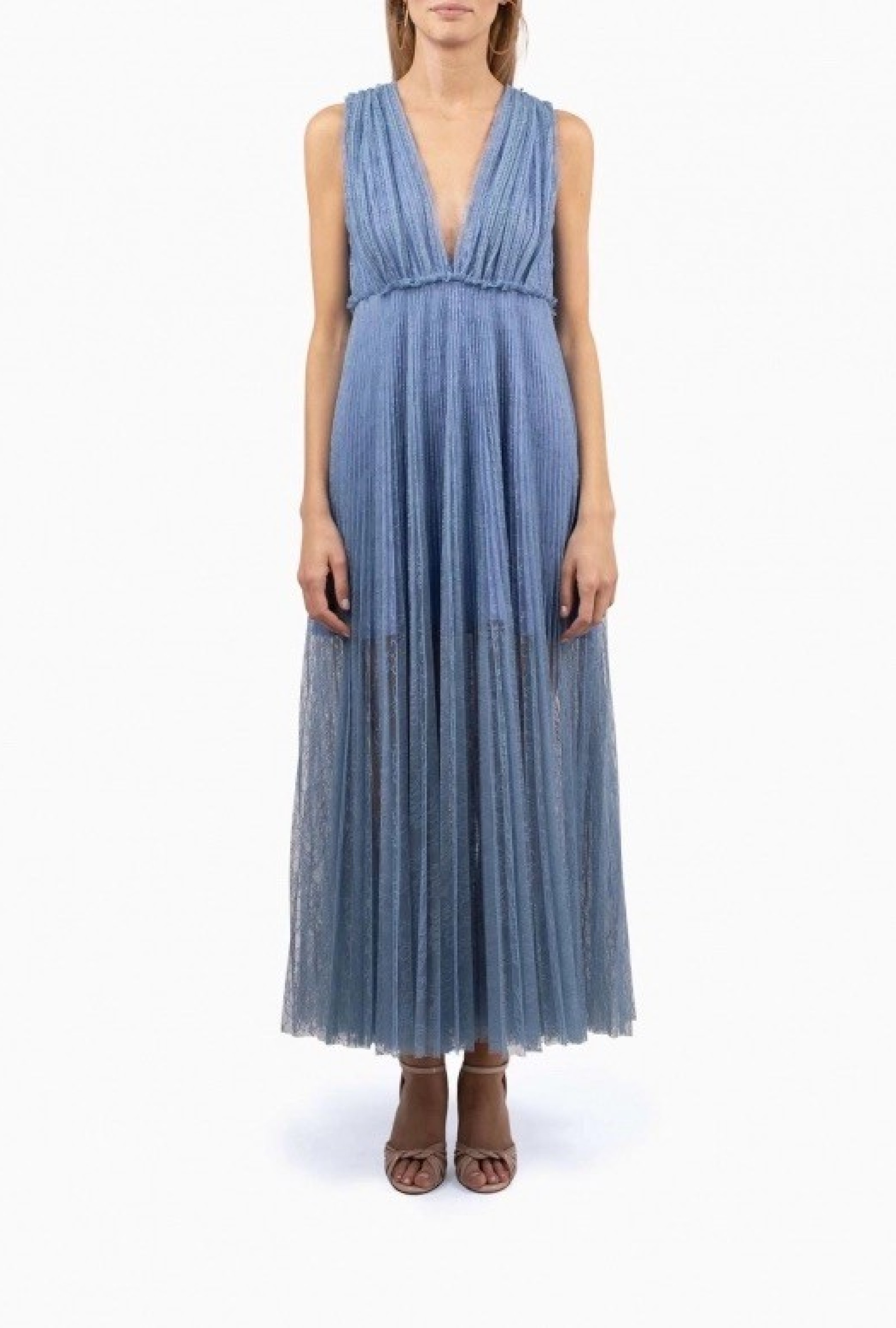 Robe MSGM Lace Bleue