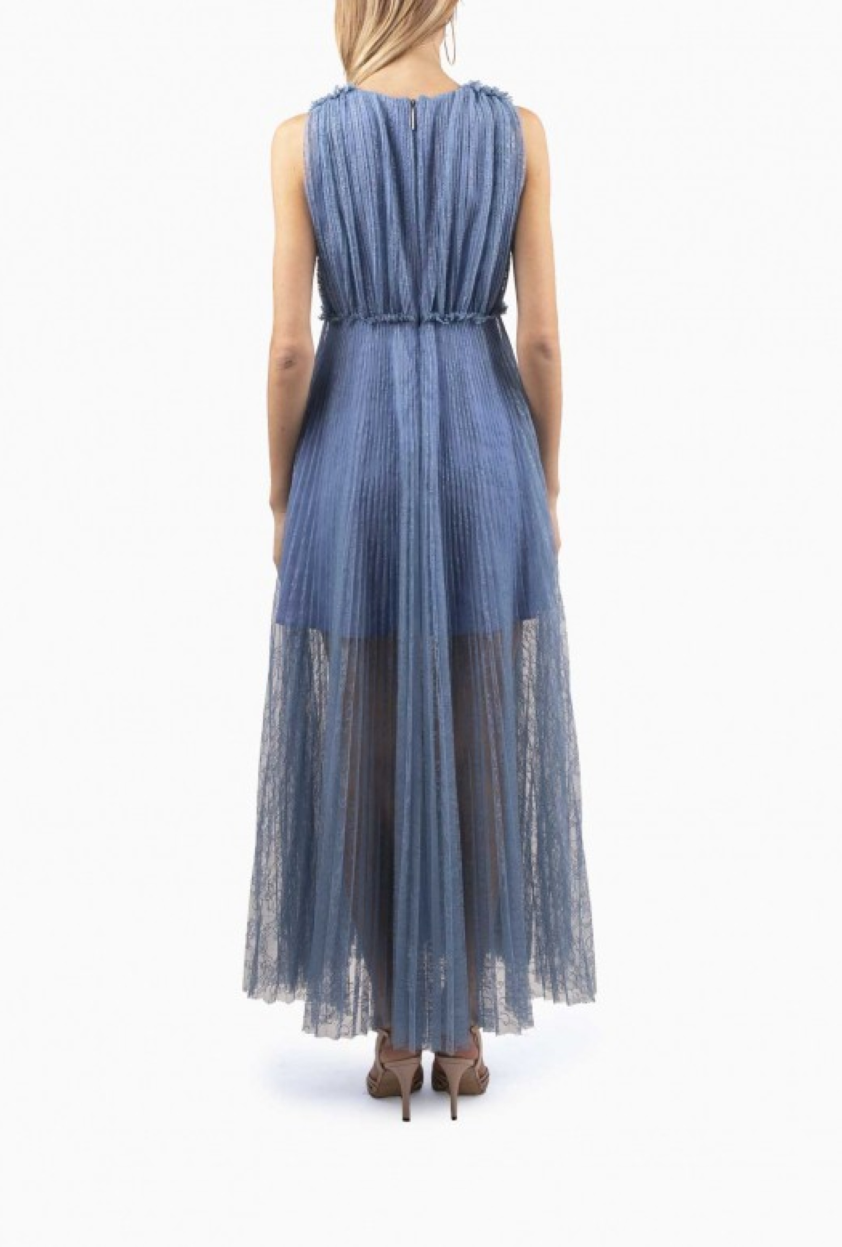 Robe MSGM Lace Bleue