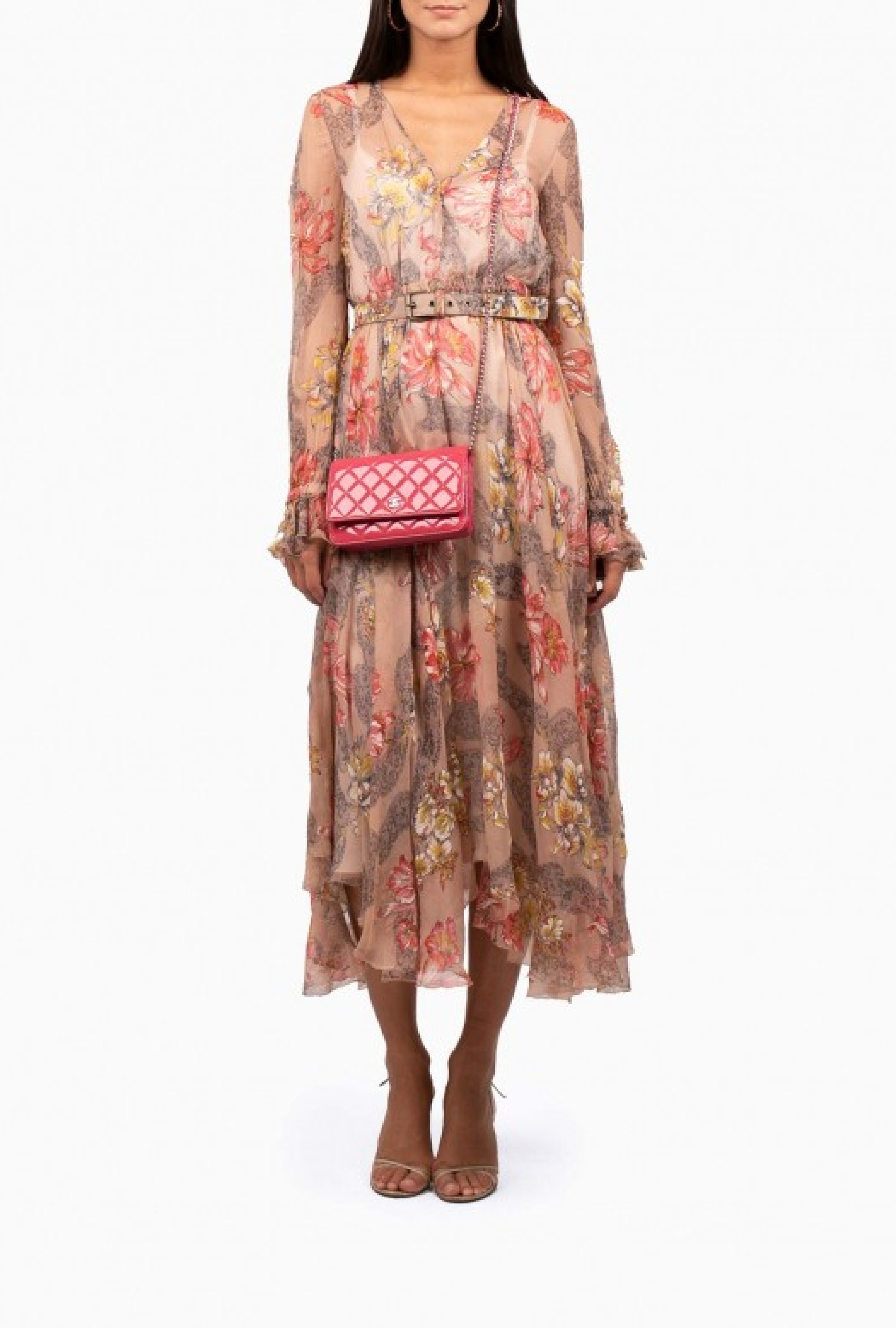 Robe Philosophy di Lorenzo Serafini Floral Ruffled