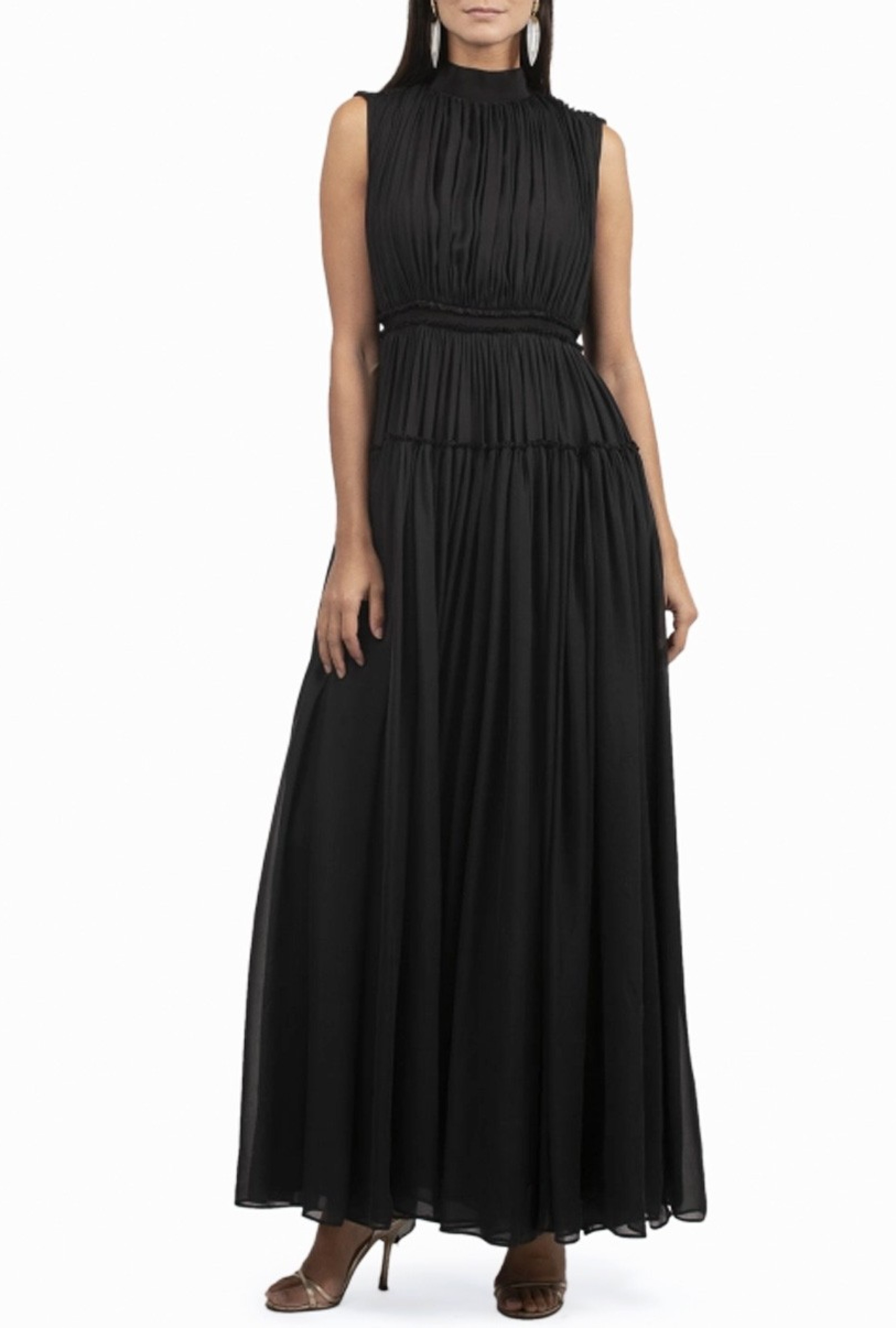 Robe Maison Rabih Kayrouz Athéna Noire