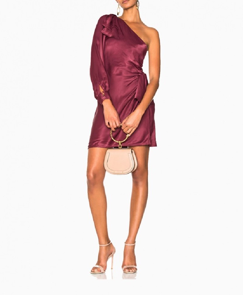 Robe Zimmermann Maples Bow Burgundy