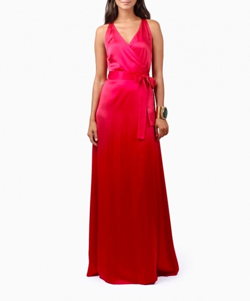 Robe Diane Von Furstenberg Paola Cherry Wrap-Exclusivité web