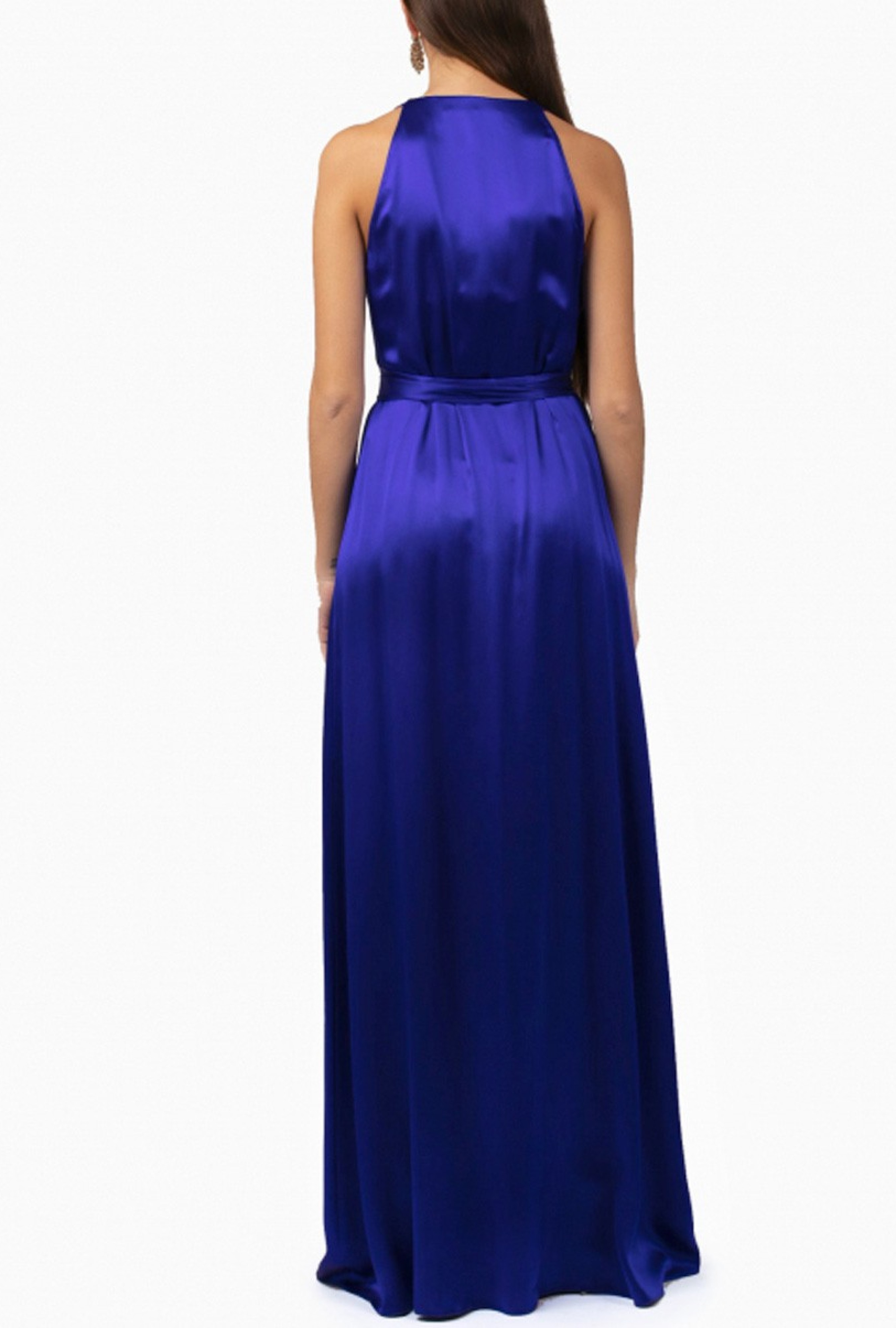 Robe Diane Von Furstenberg Paola Blue Wrap-Exclusivité web