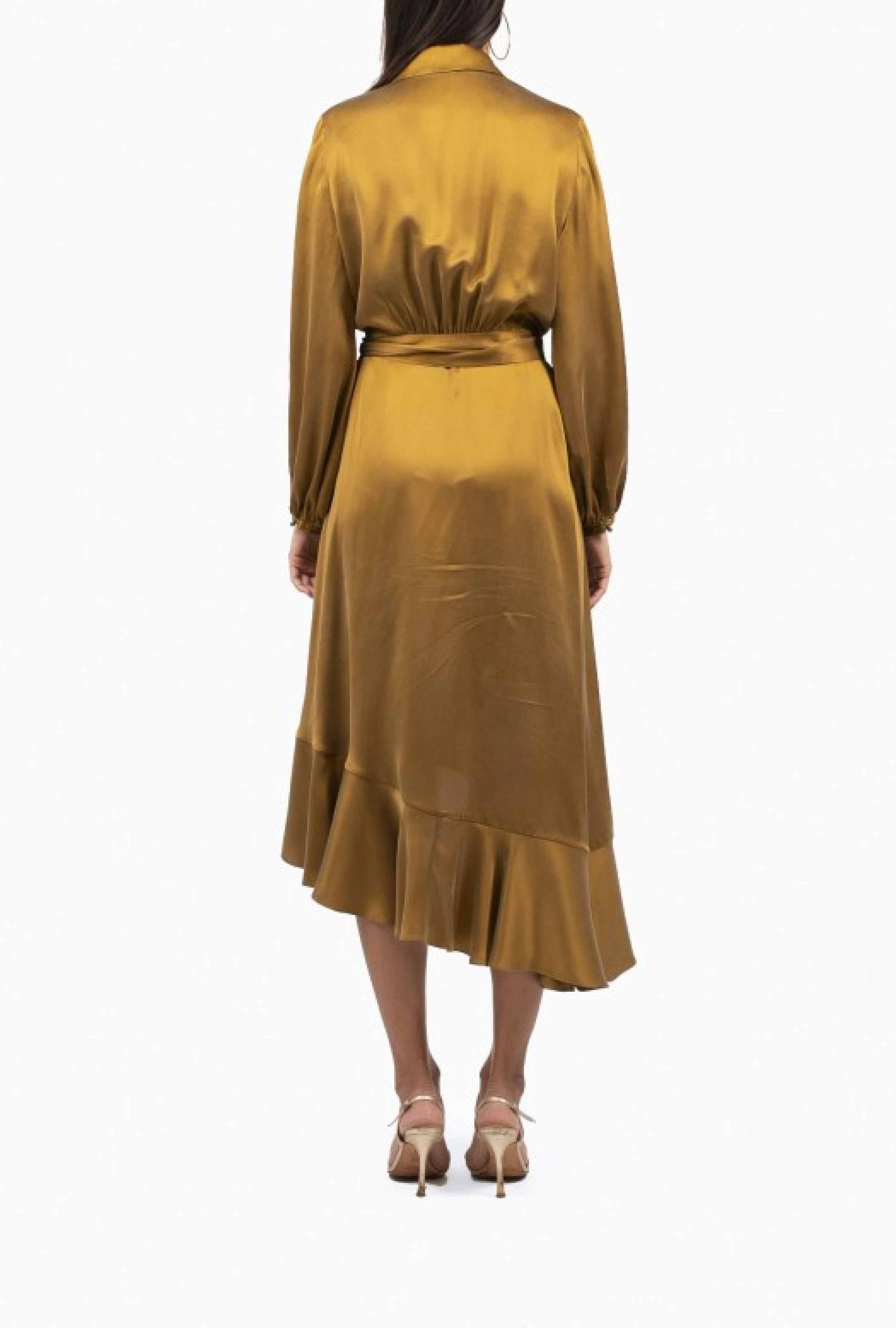 Robe Zimmermann Wrap Flounce Bronze