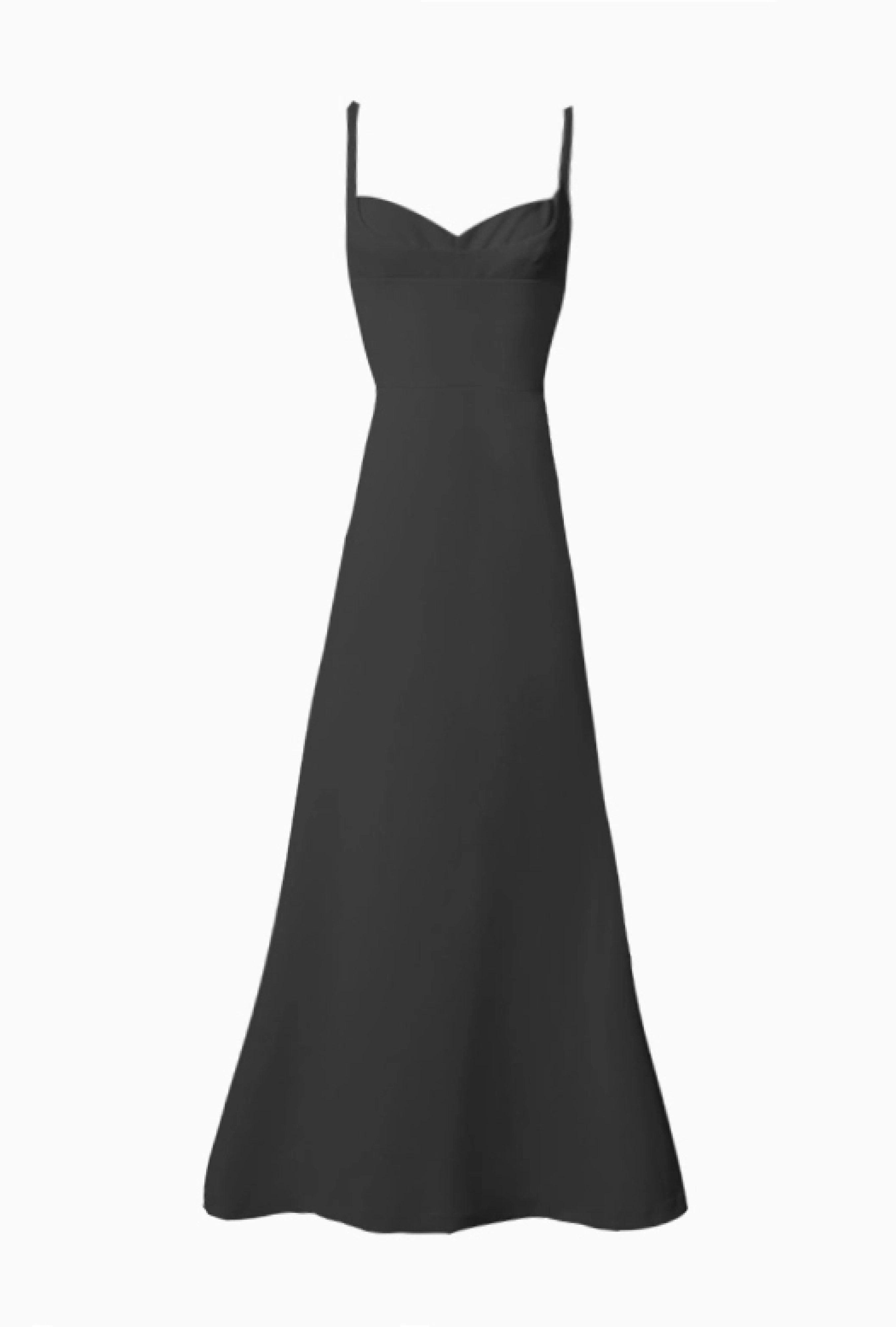 Robe Vera Wang Almond Noire- Exclusivité web
