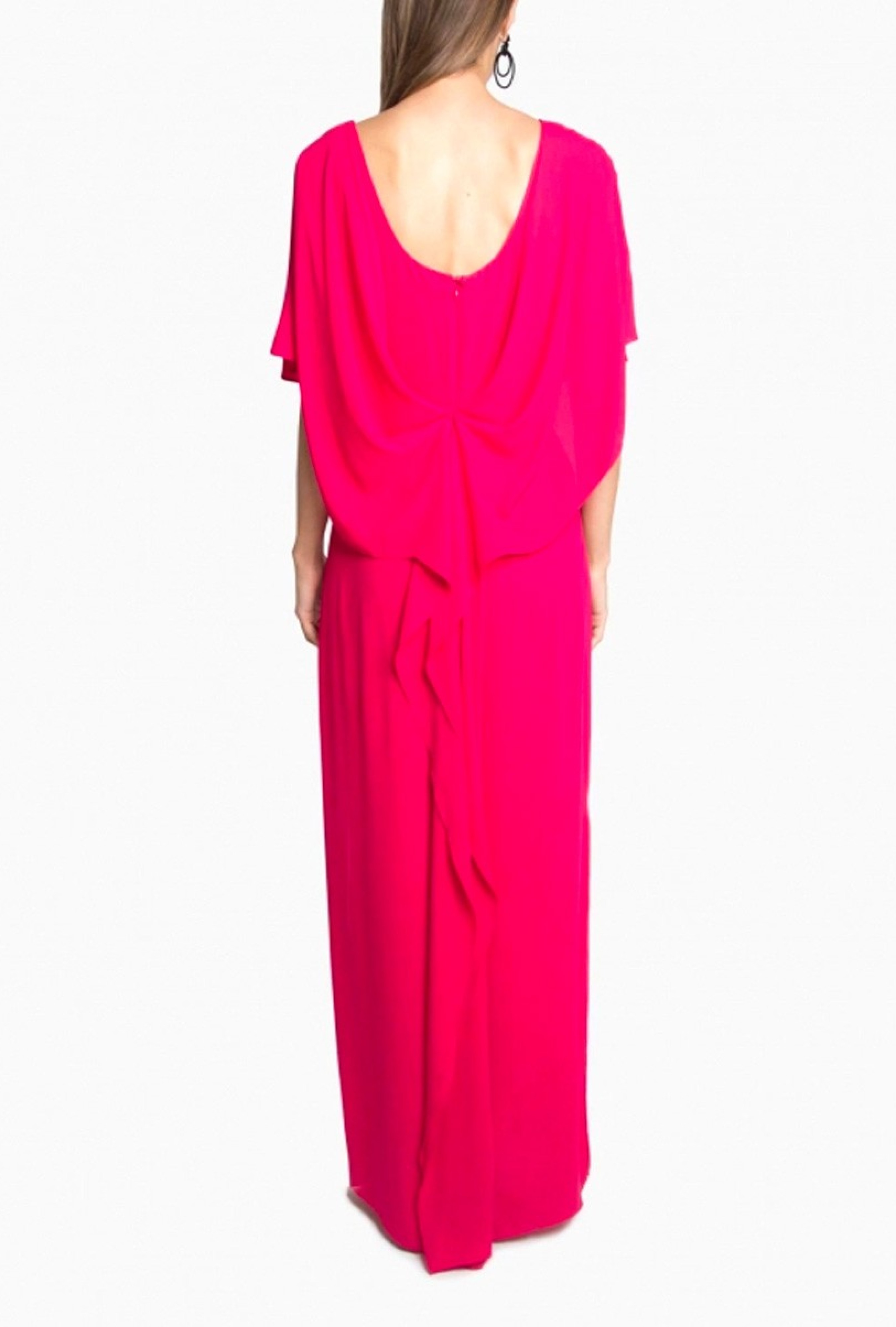 Robe Halston Heritage Drape Cape-Exclusivité web