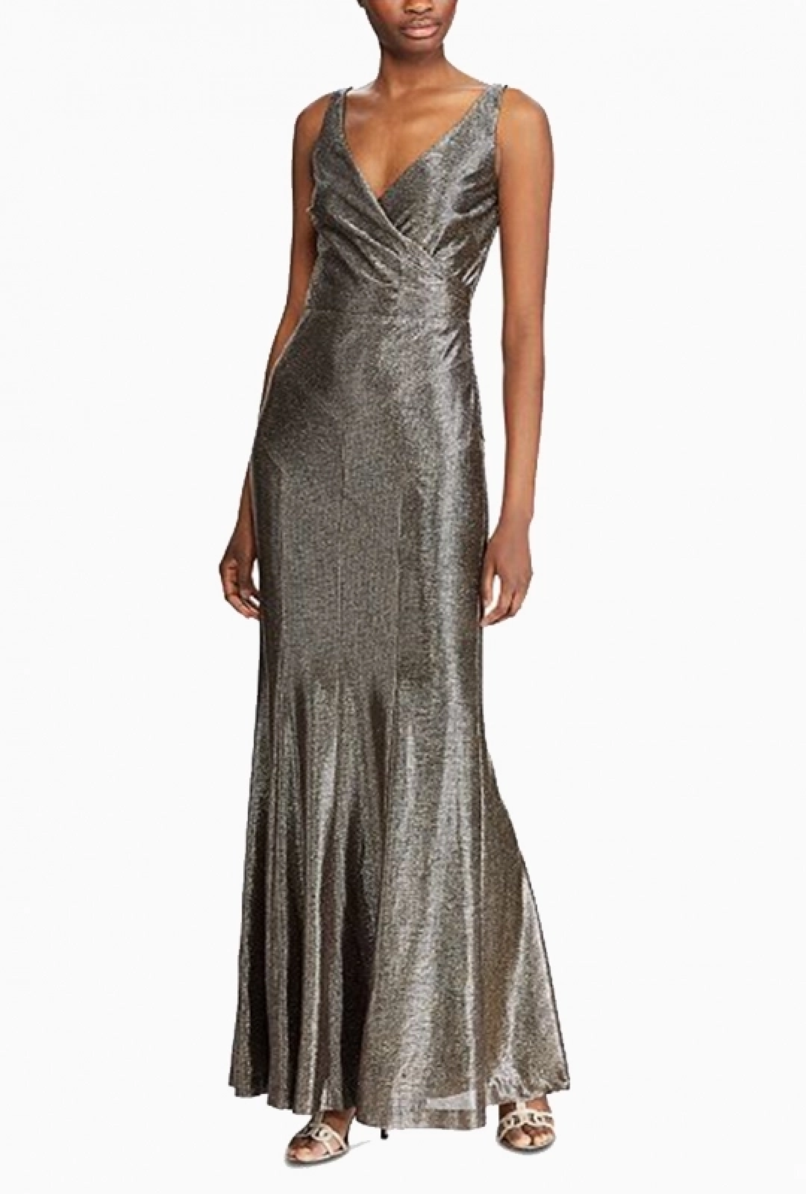 Robe Ralph Lauren Metallic Sleeveless