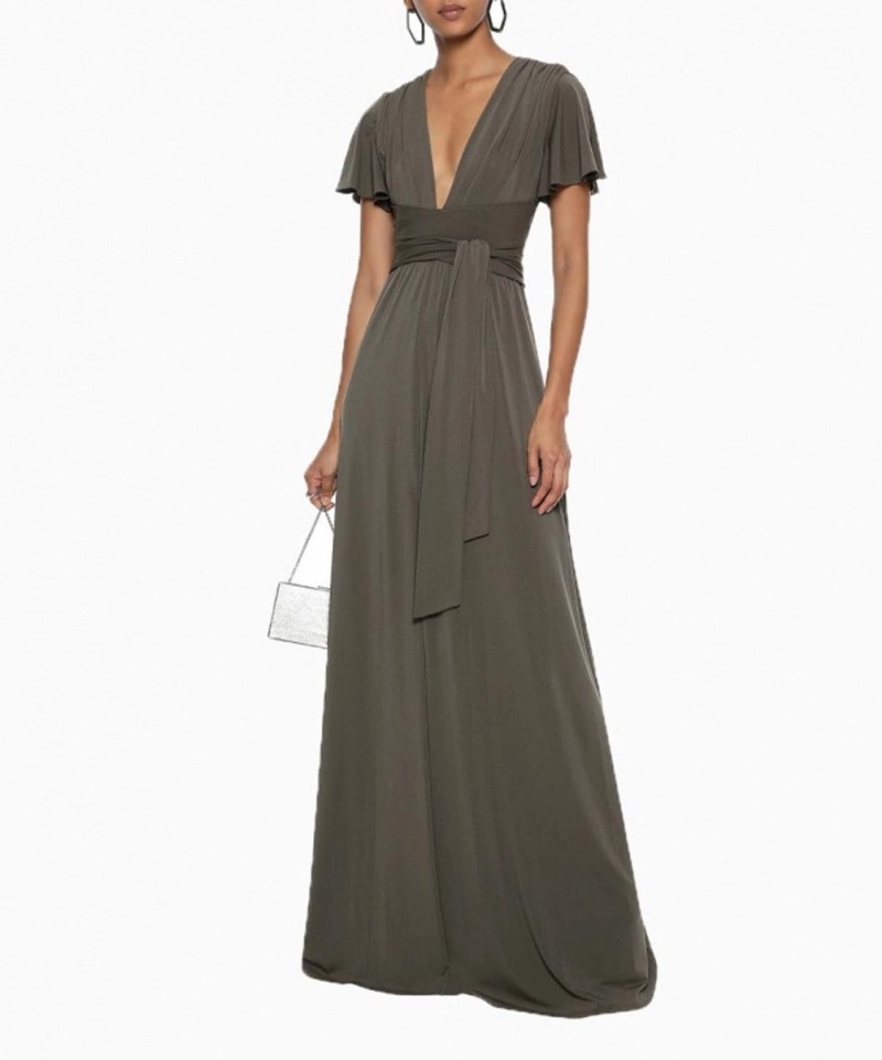 Robe Halston Heritage Stretch Jersey Gown-Exclusivité web