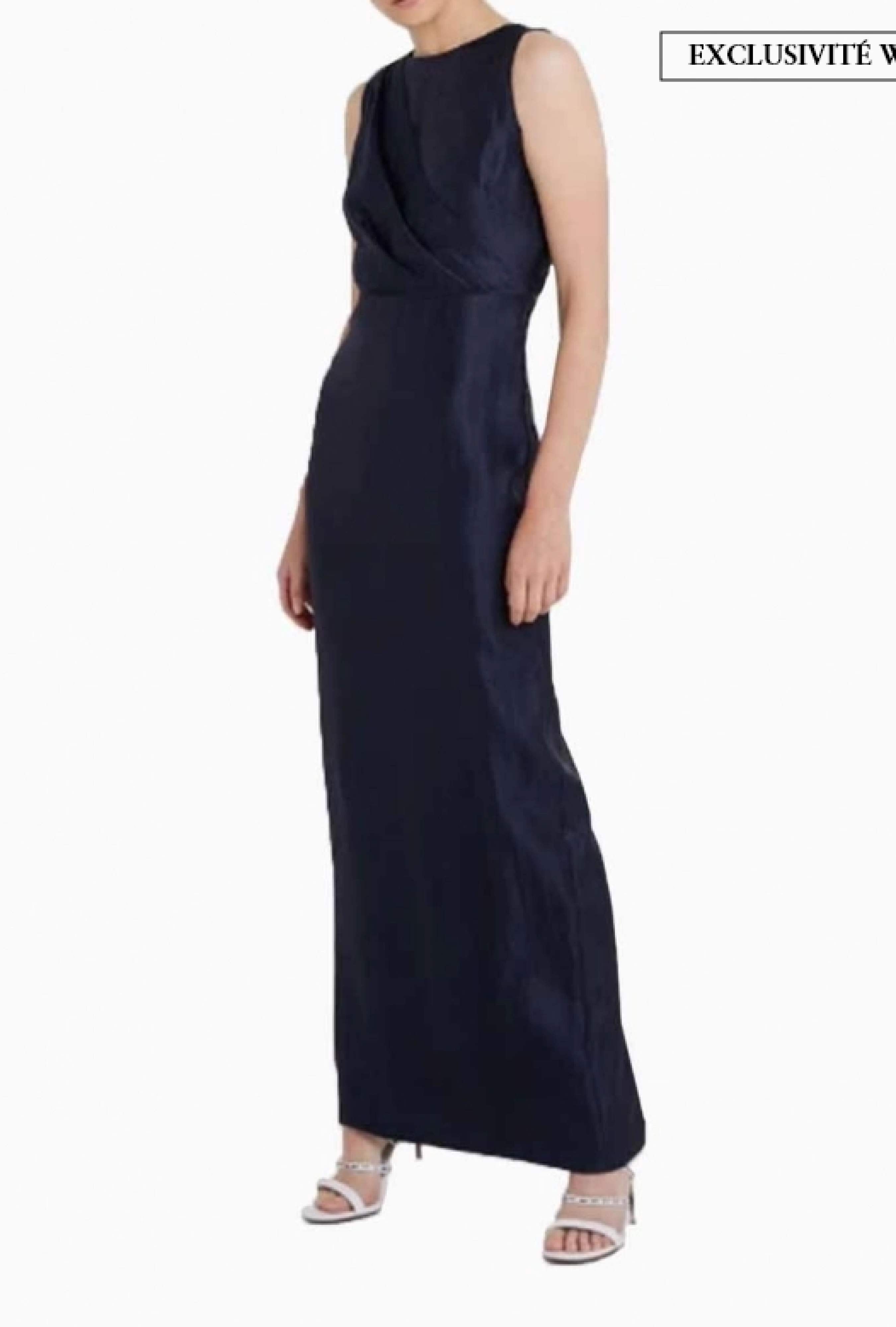 Robe Ralph Lauren foil Bertillia Bleu