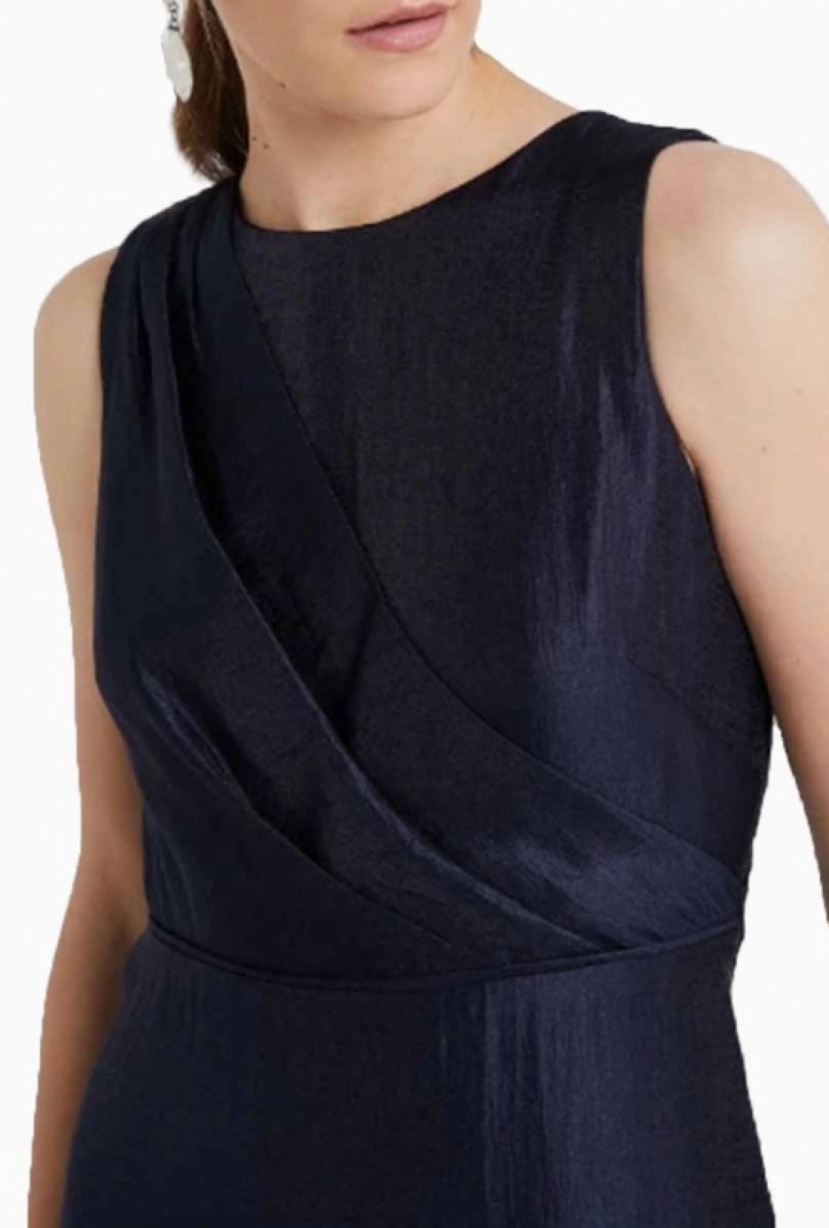 Robe Ralph Lauren foil Bertillia Bleu