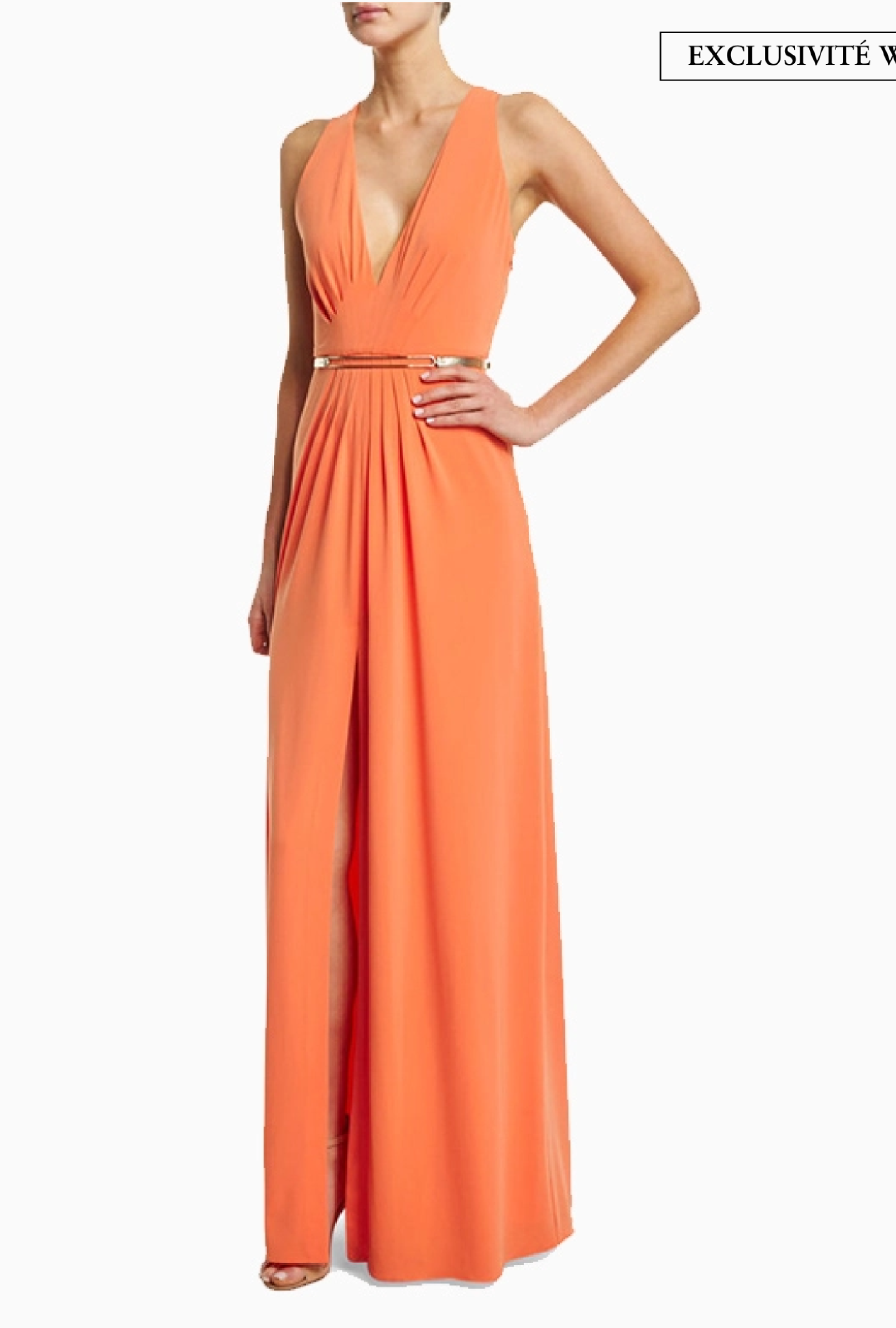 Robe Halston Heritage Orange-Exclusivité web