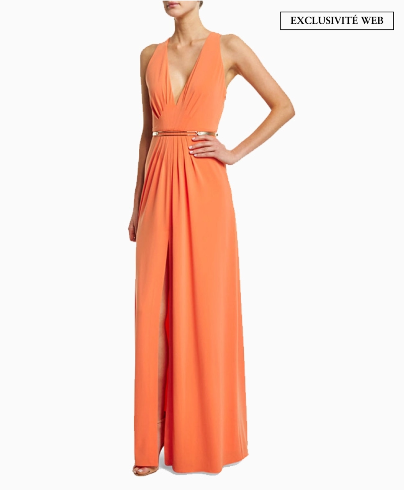 Robe Halston Heritage Orange-Exclusivité web