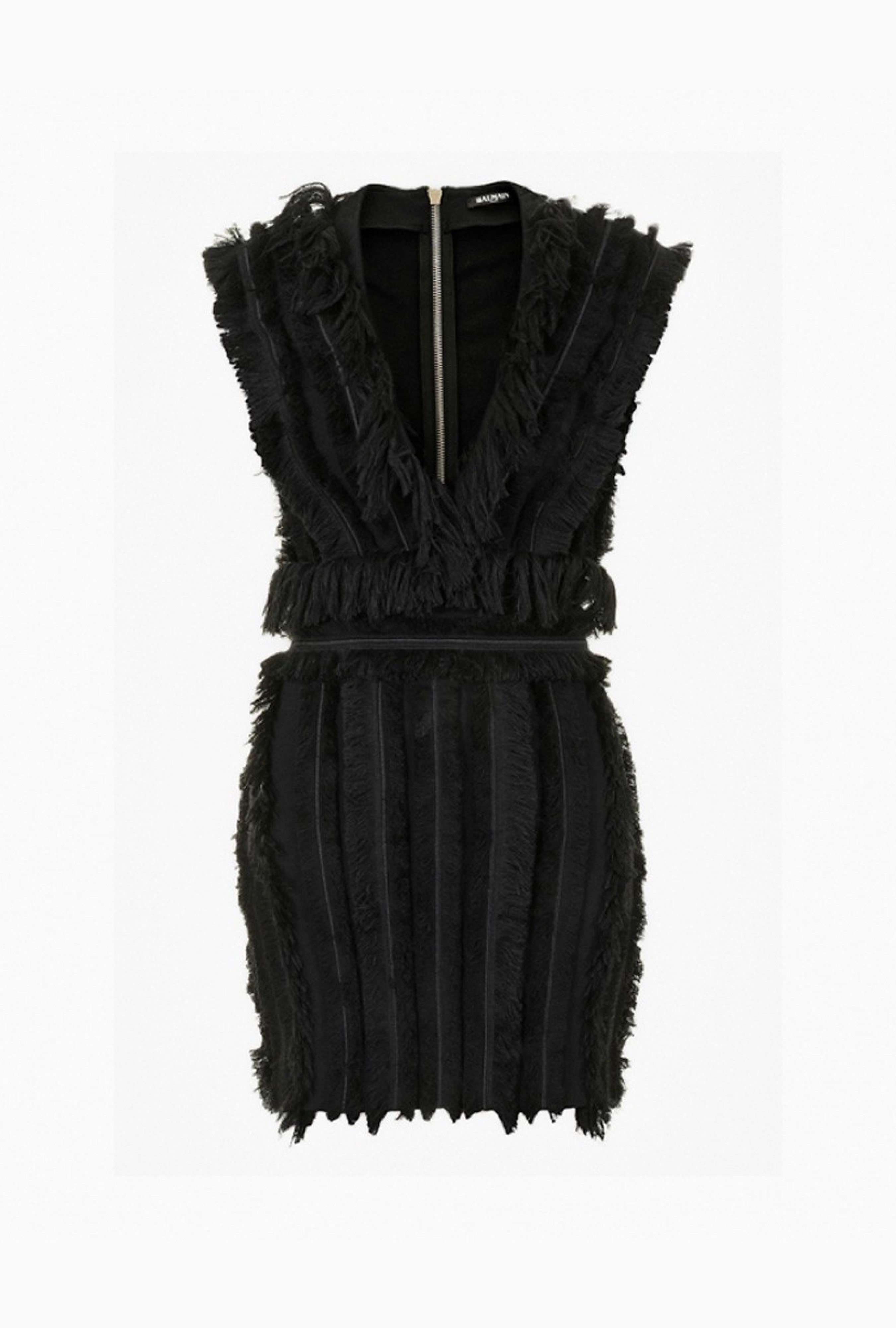 Robe Balmain Black Fringe