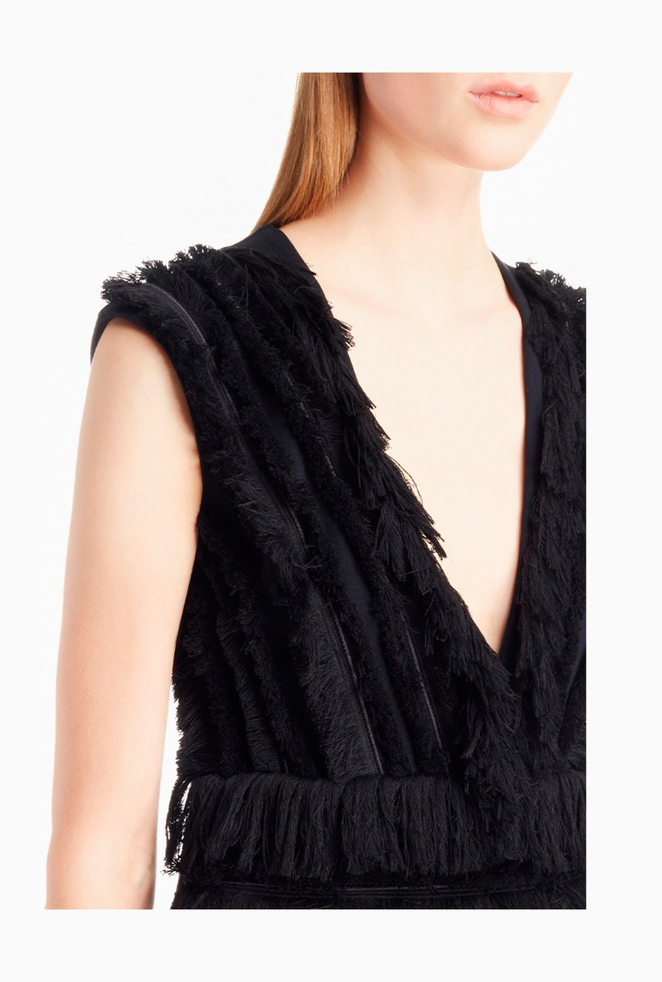 Robe Balmain Black Fringe