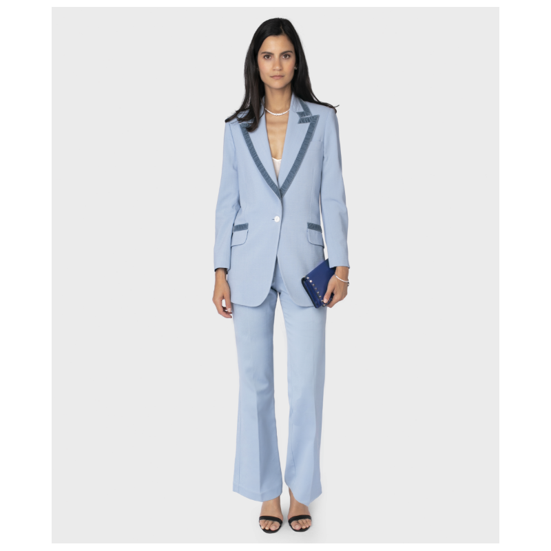 Pantalon Courreges Bleu Ciel