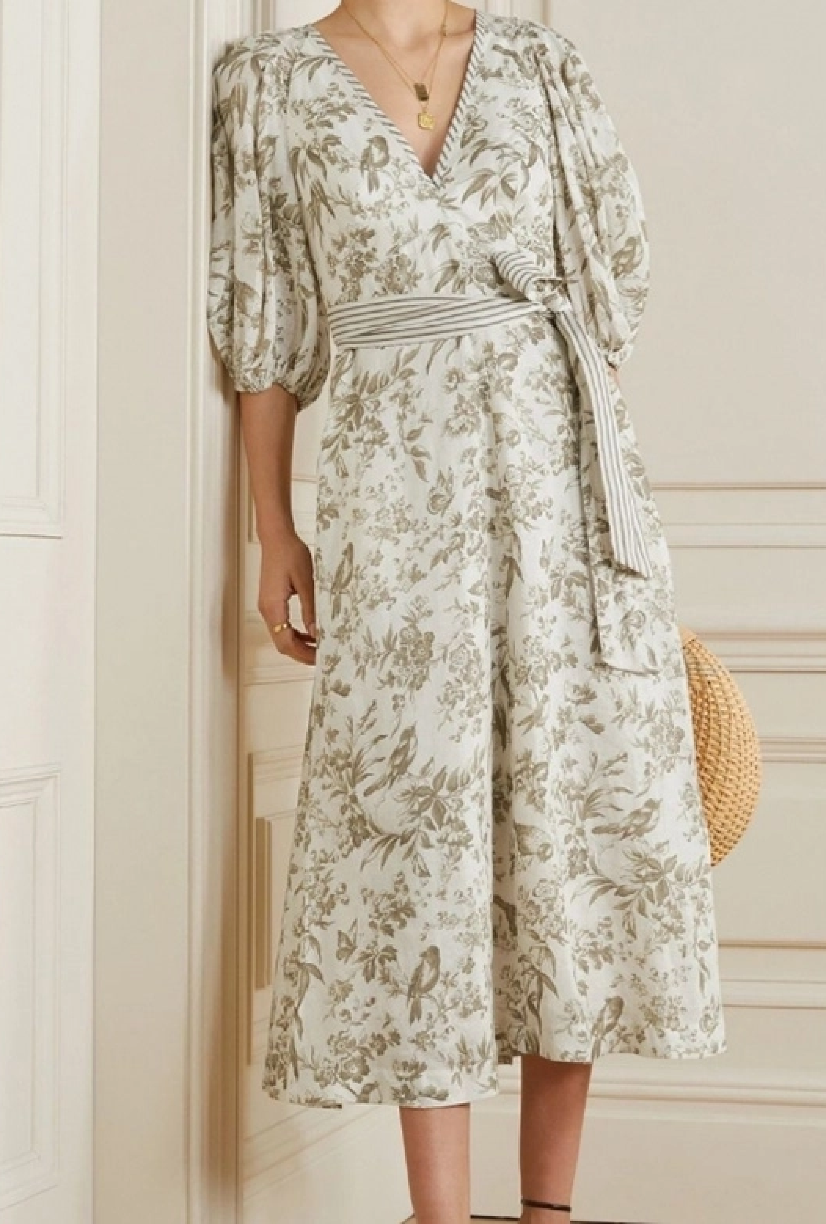 Robe Zimmermann Midi Ivoire