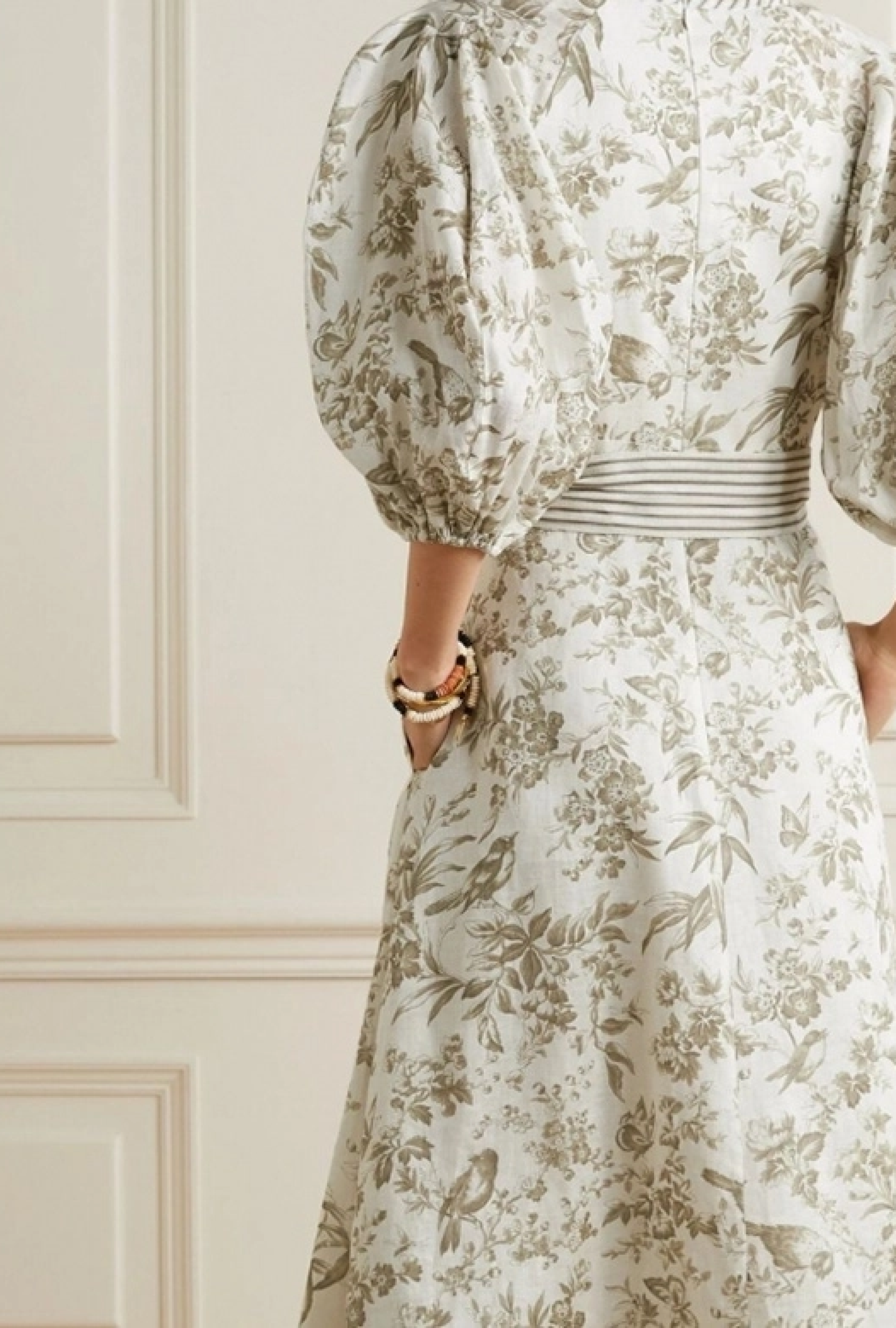 Robe Zimmermann Midi Ivoire