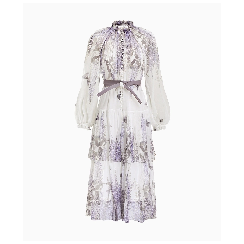 Robe Zimmermann Luminous Tiered Midi