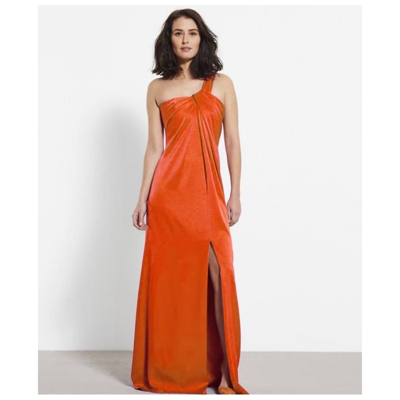 Robe Paule Ka Drapée en Satin