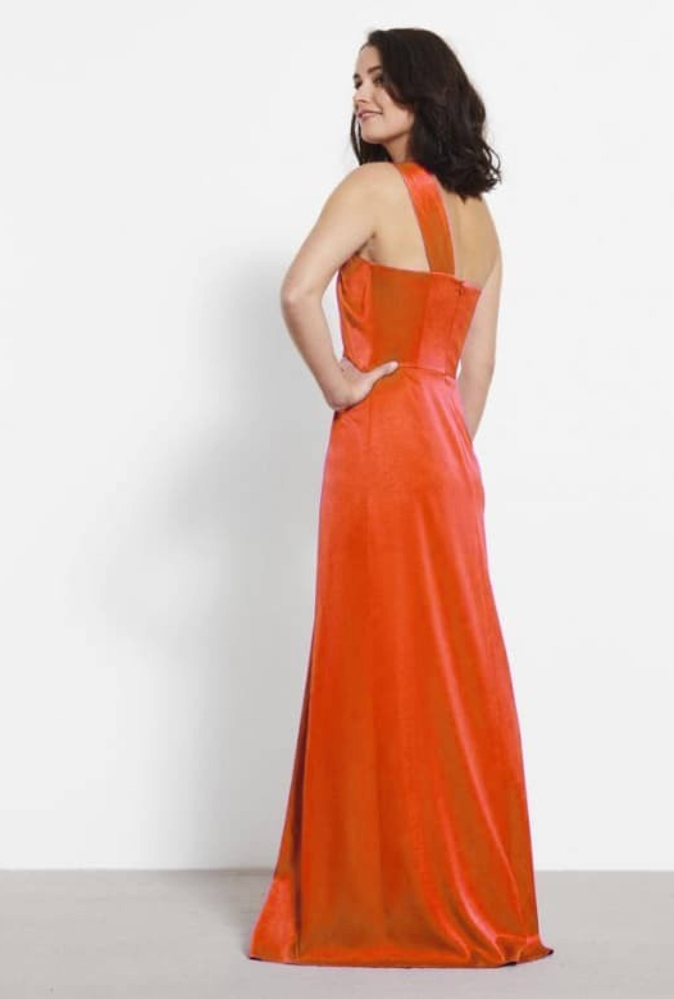 Robe Paule Ka Drapée en Satin