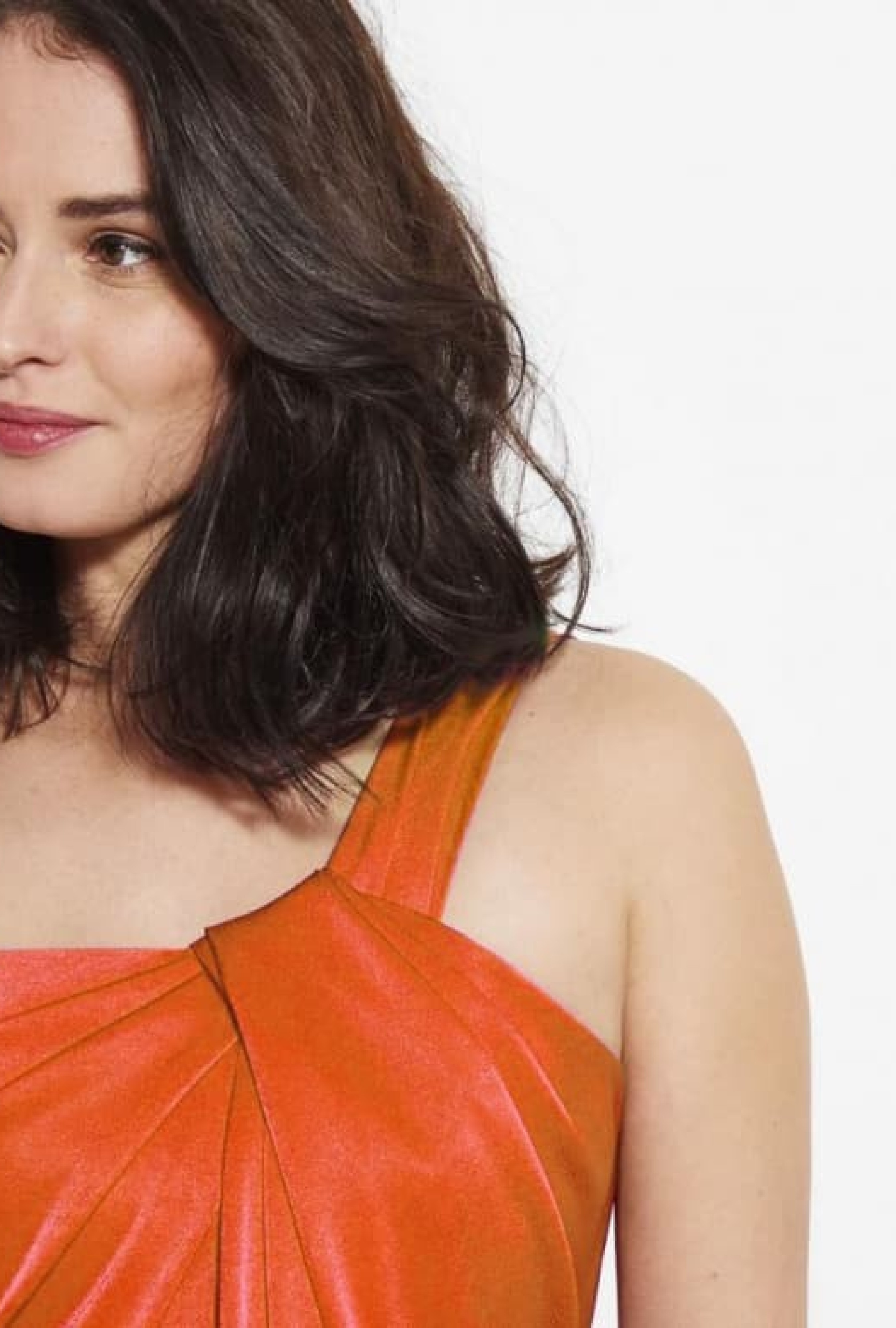 Robe Paule Ka Drapée en Satin