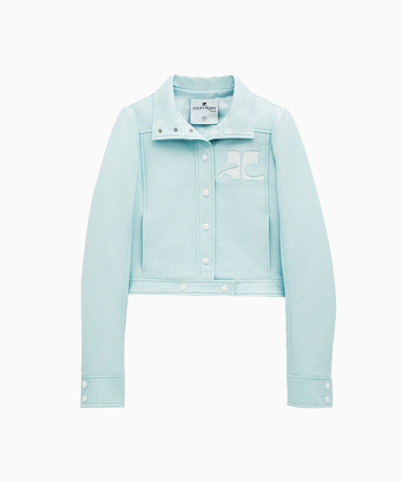 Veste Courreges Réédition Vinyle Menthe