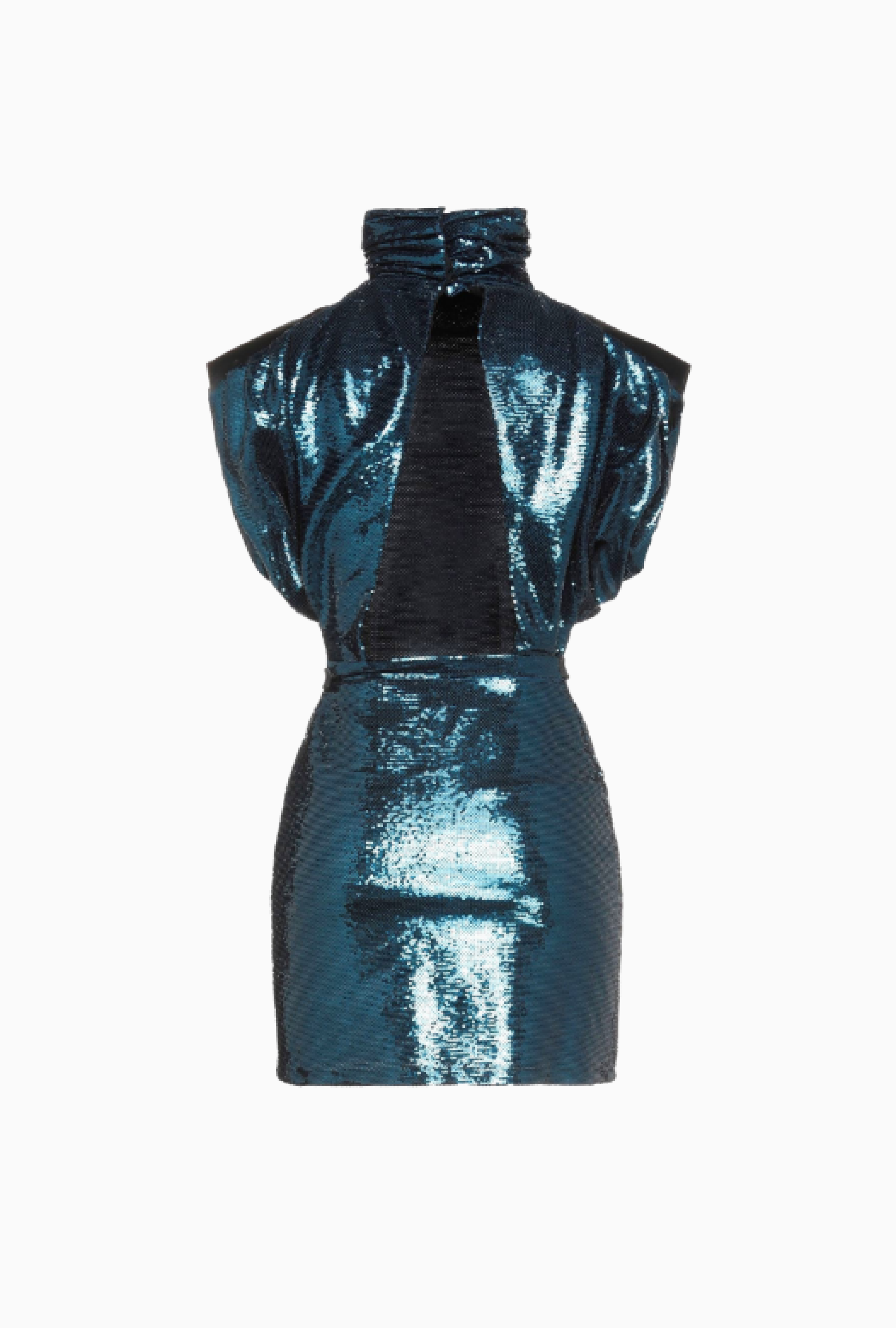 Robe Amen Sequin Bleue