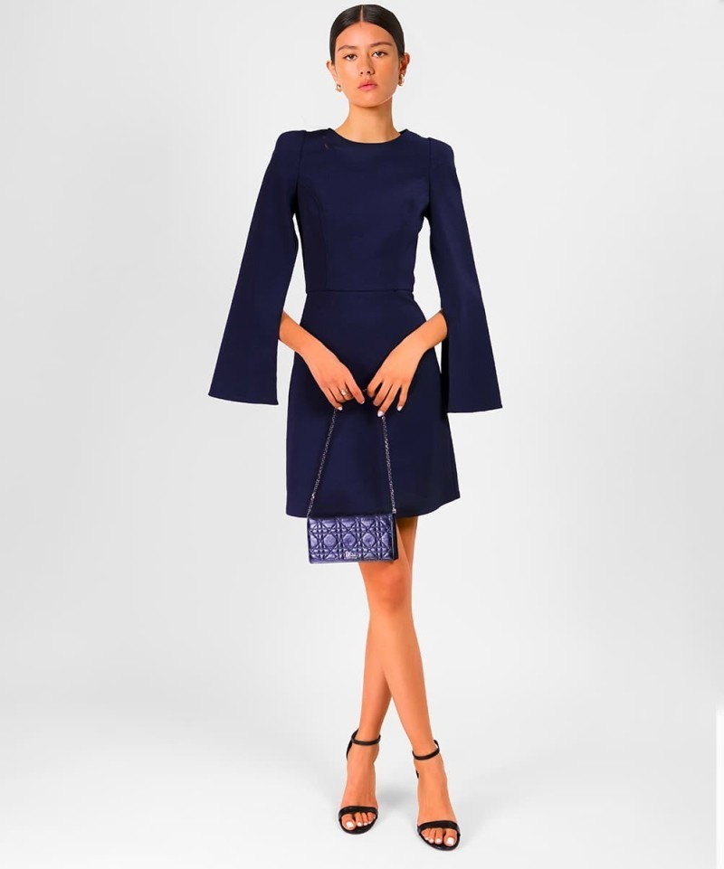 Robe Elisabetta Franchi Cape Sleeve