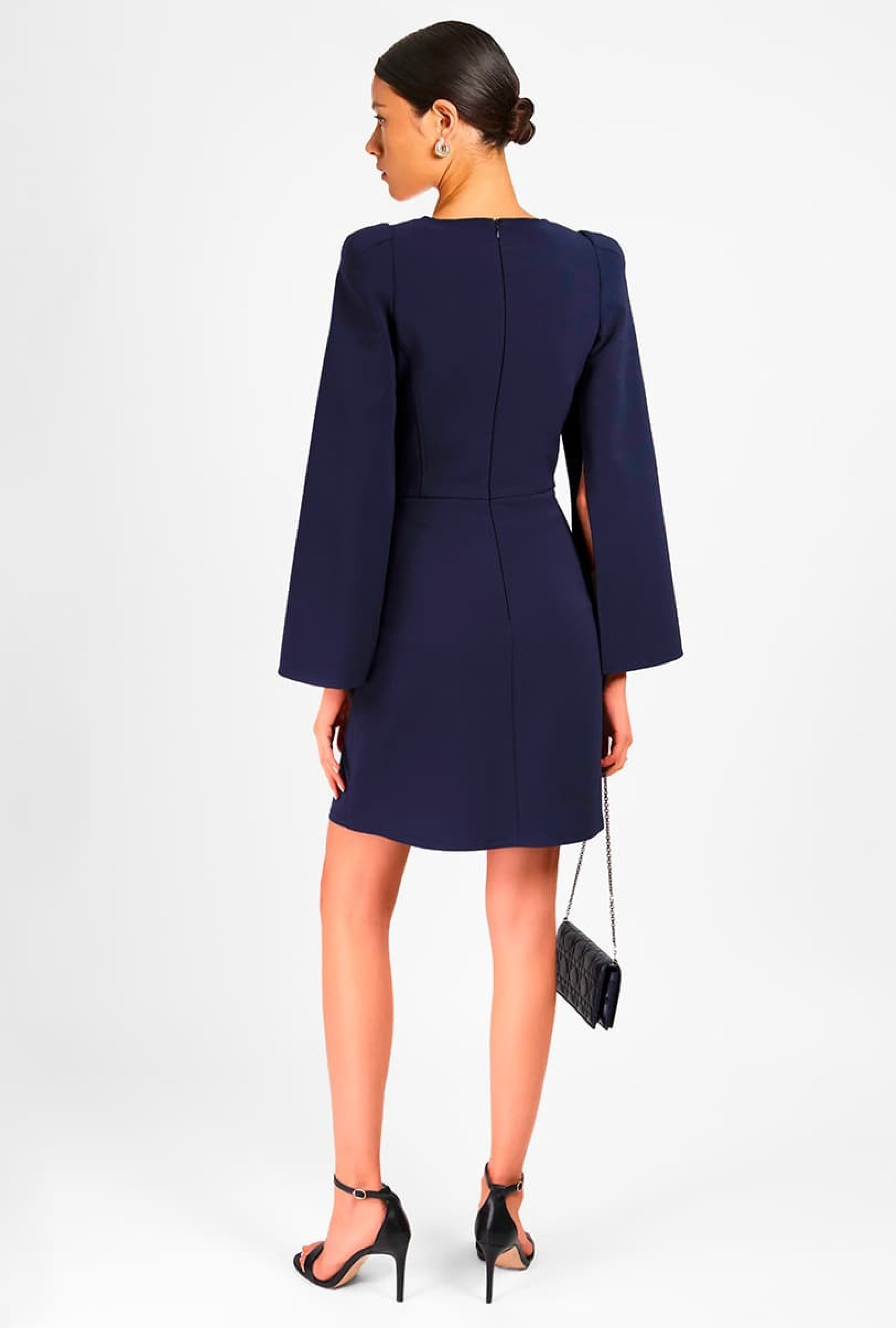 Robe Elisabetta Franchi Cape Sleeve