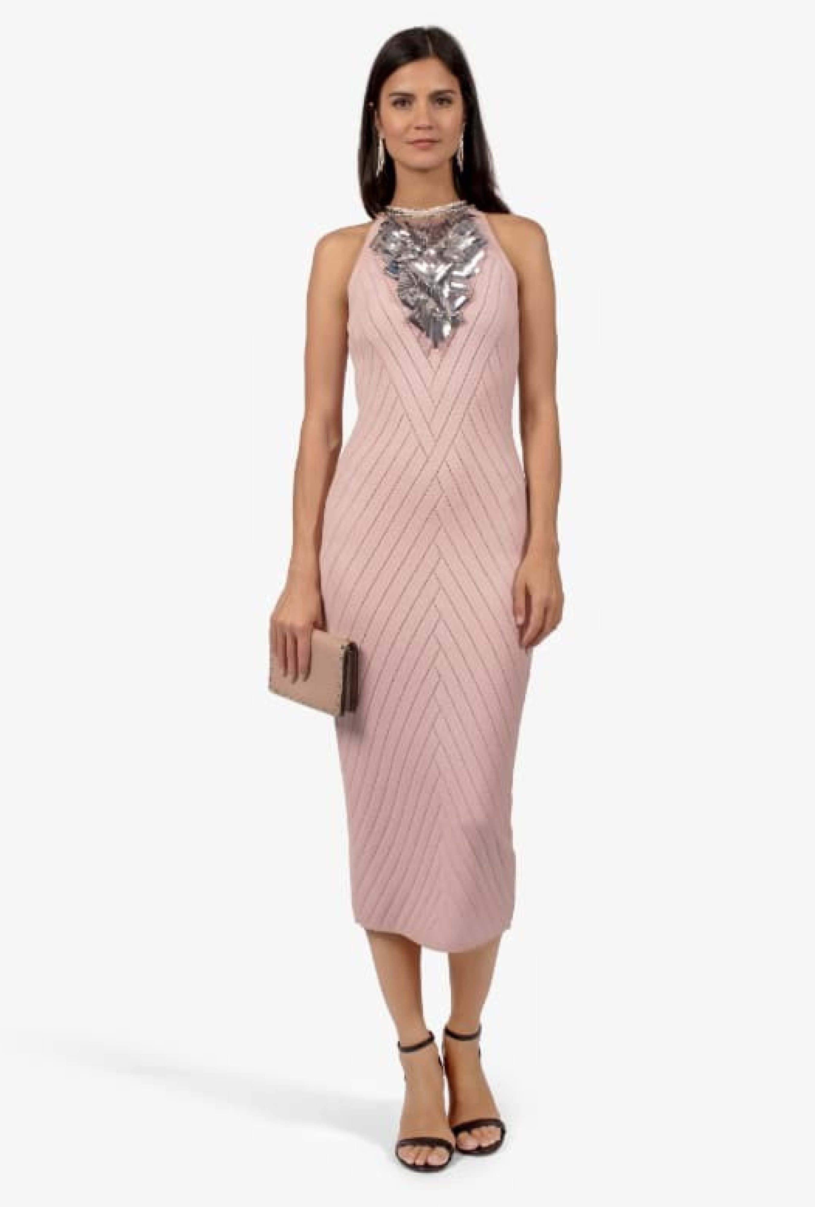 Robe Balmain Pink Strass