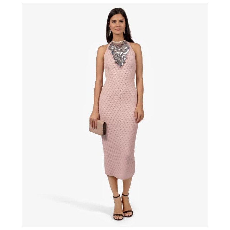 Robe Balmain Pink Strass