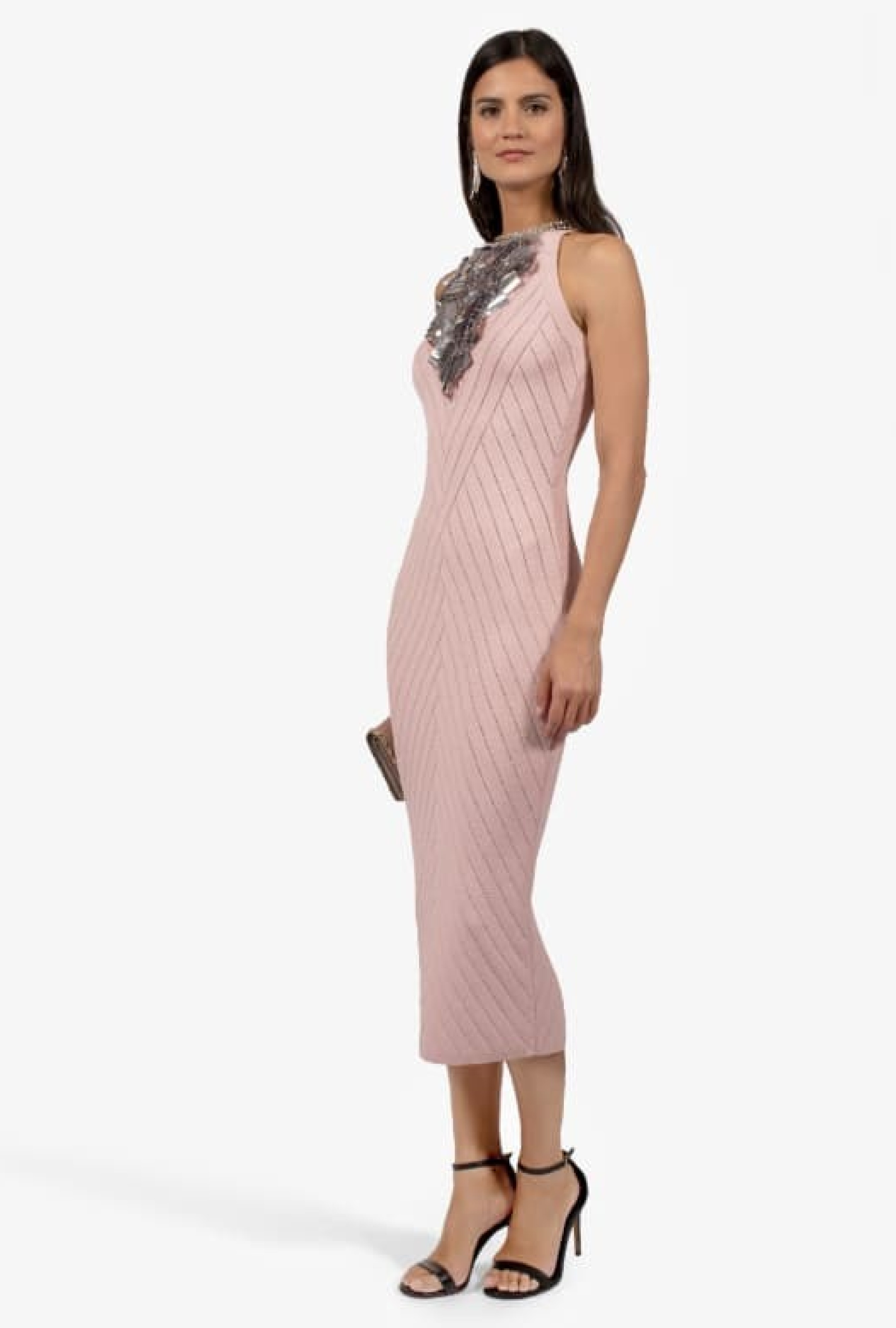 Robe Balmain Pink Strass