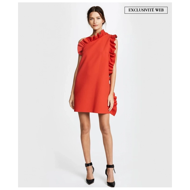 Robe MSGM One Shoulder Ruffle