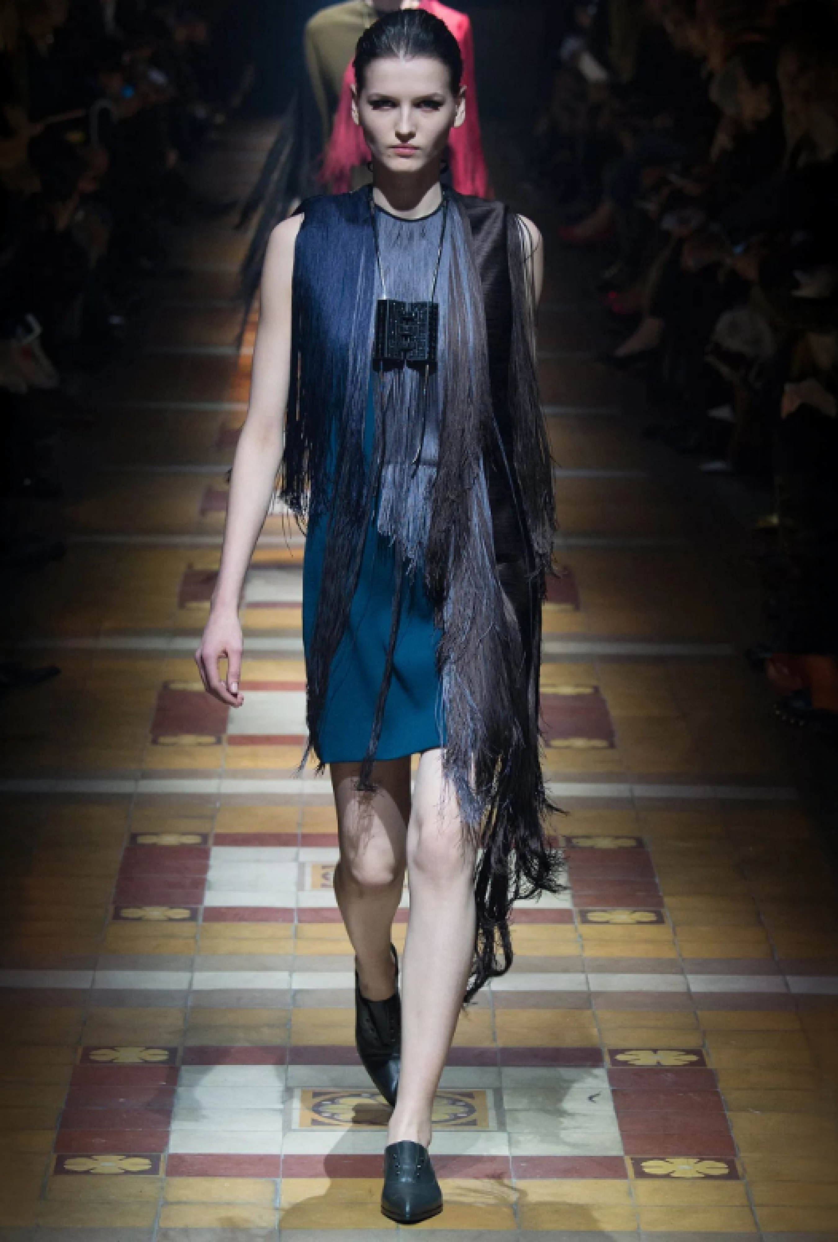 Robe Lanvin longues franges