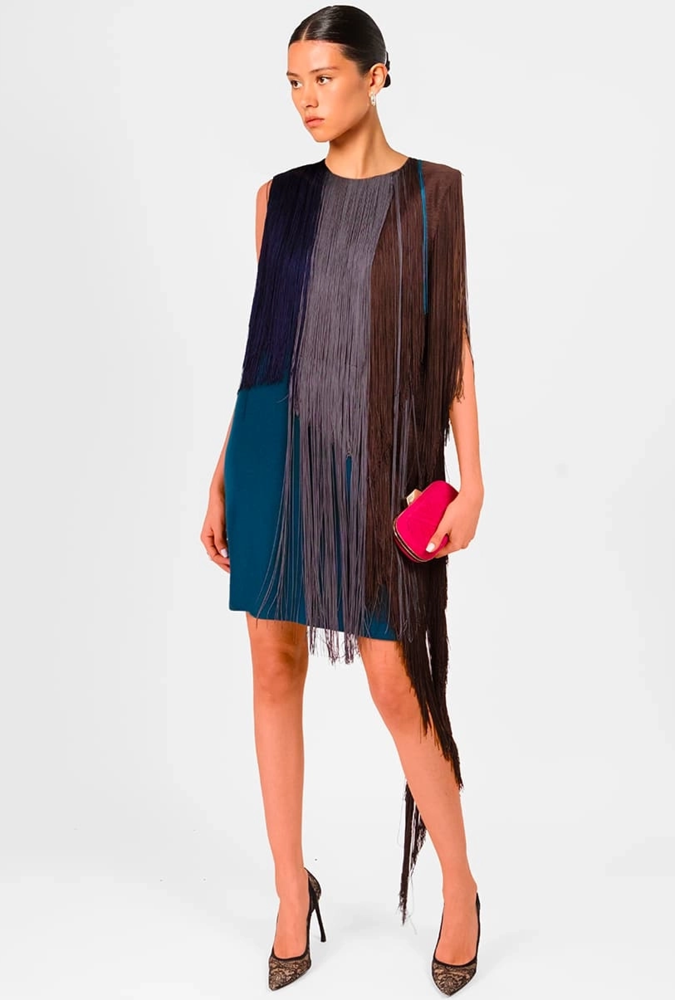 Robe Lanvin longues franges