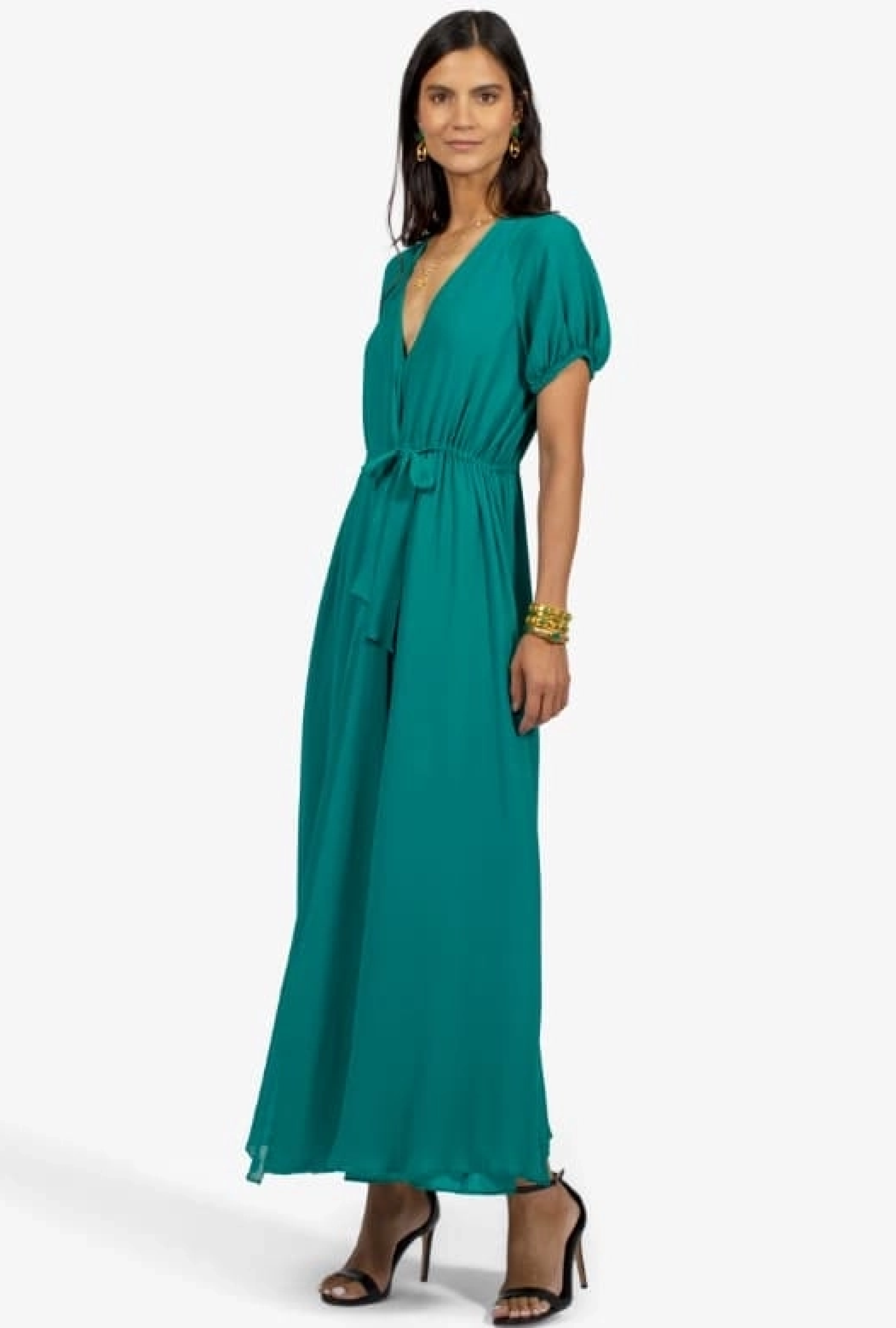 Robe Lanvin portefeuille verte